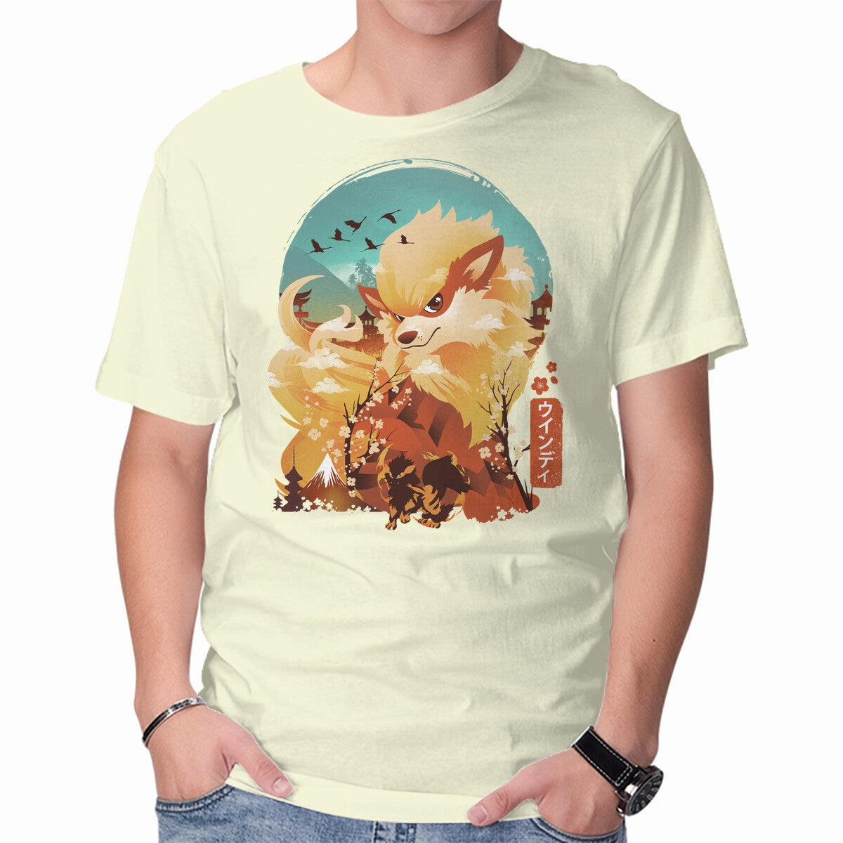 Comfort Stretch Wear Classic Layer Wear Ukiyo-e Fire Monster