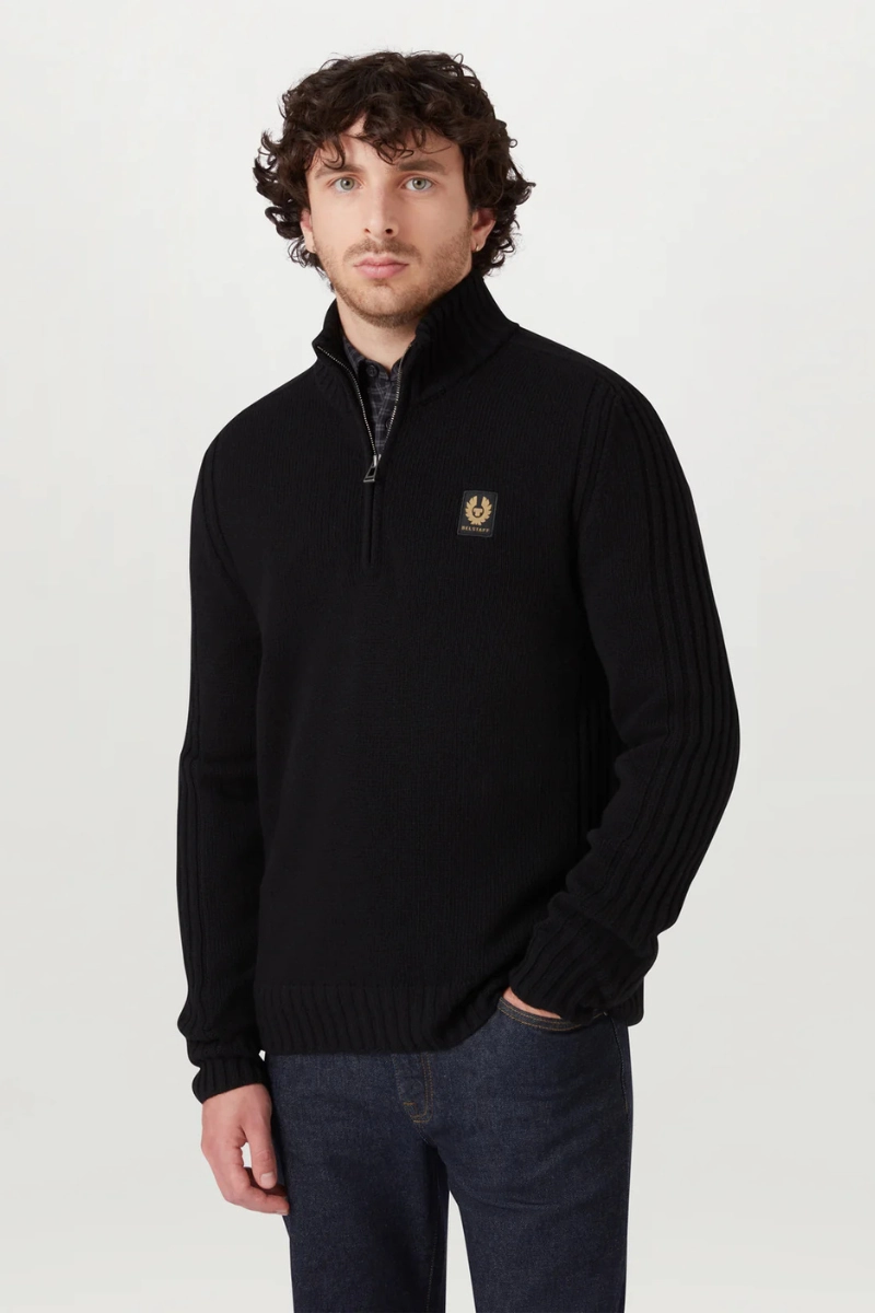 Watch Quarter Zip Jumper Breathable Waistband Cold-Weather Layer