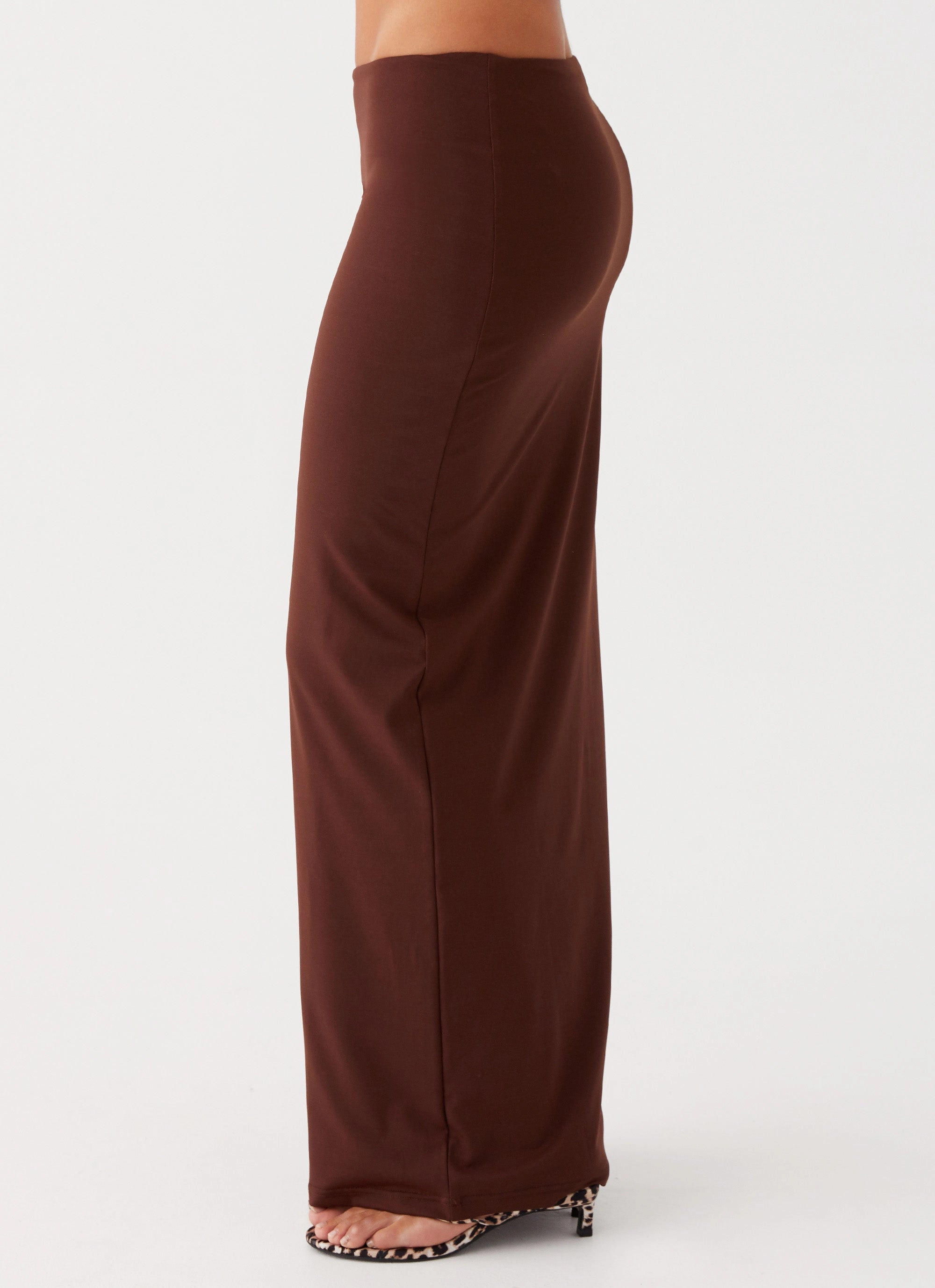 Solace Soul Maxi Skirt - Chocolate Breathable Material Non Irritating Edges