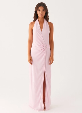 Petite friendly Somebody To You Maxi Dress - Pastel Pink
