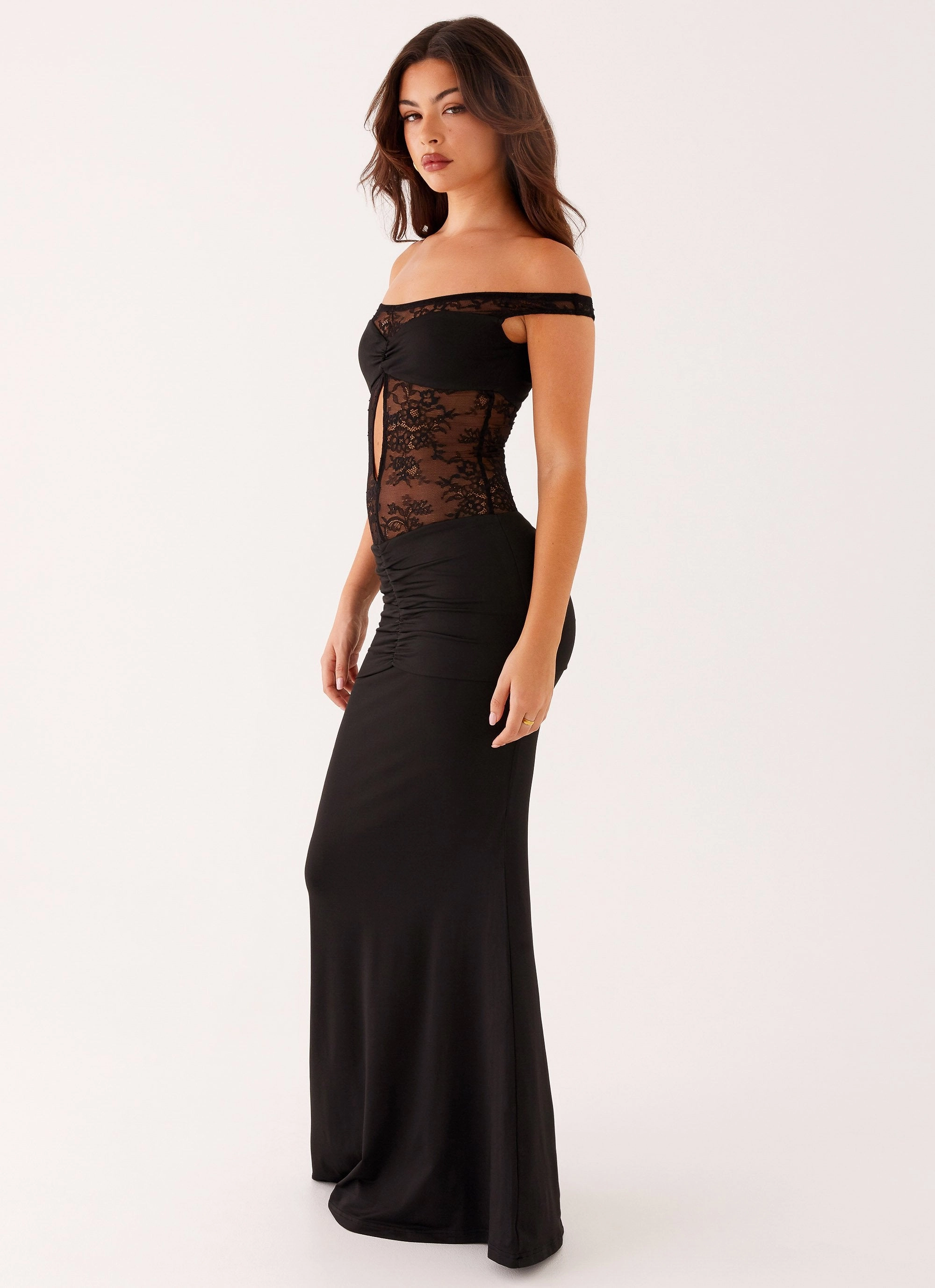 Virgo Maxi Dress - Black Stylish Mood