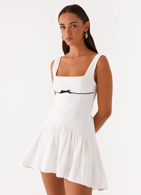 Gentle Aesthetic Jolene Mini Dress - White