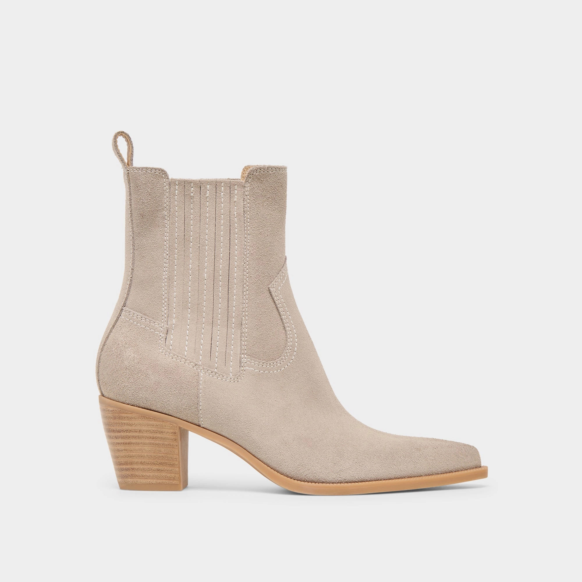 SLIM BOOTIES TAUPE SUEDE Mud Resistant Trail Exploration
