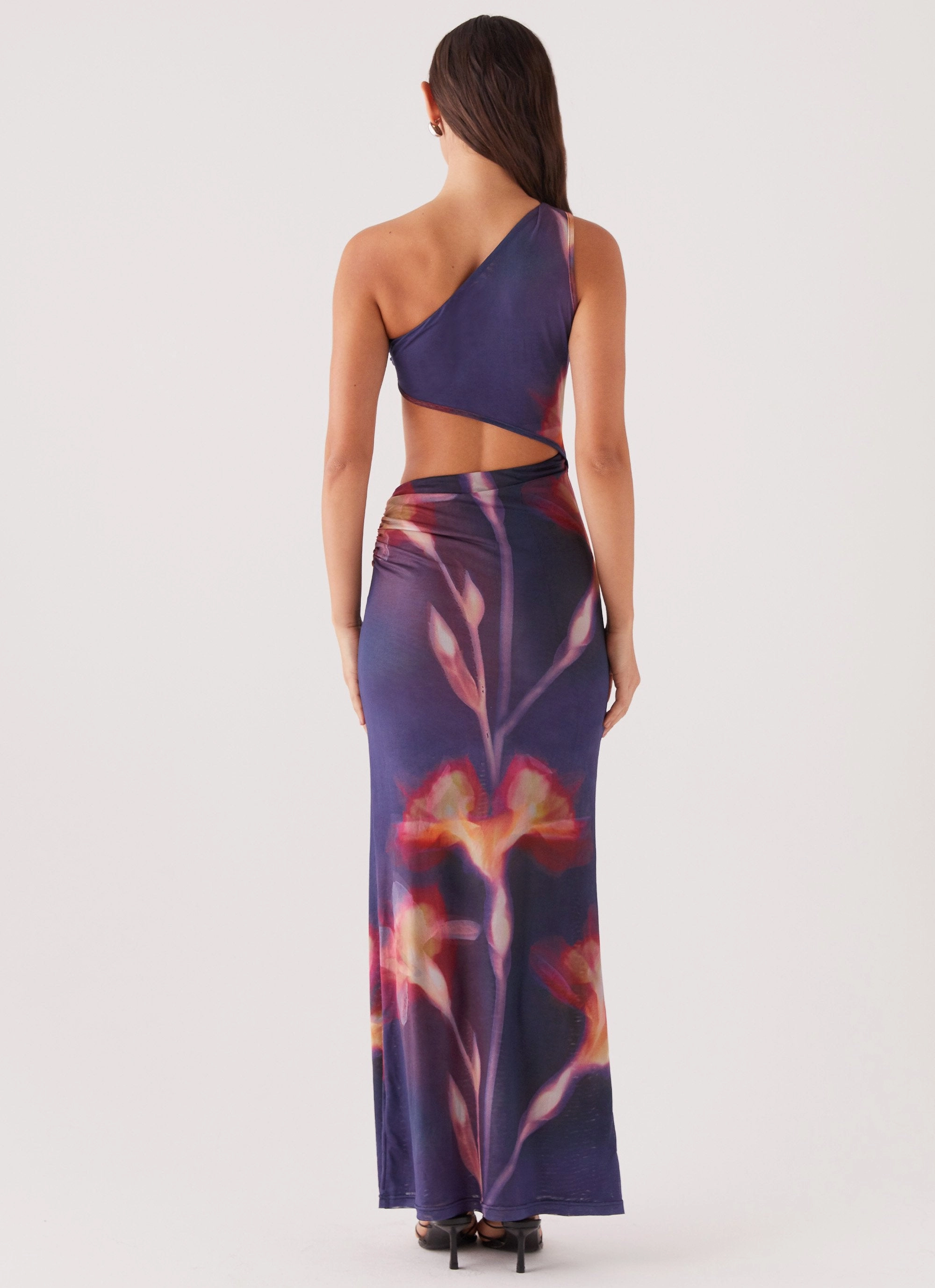 Sophisticated Style Shadows In The Sun Mesh Maxi Dress - Ember Rose