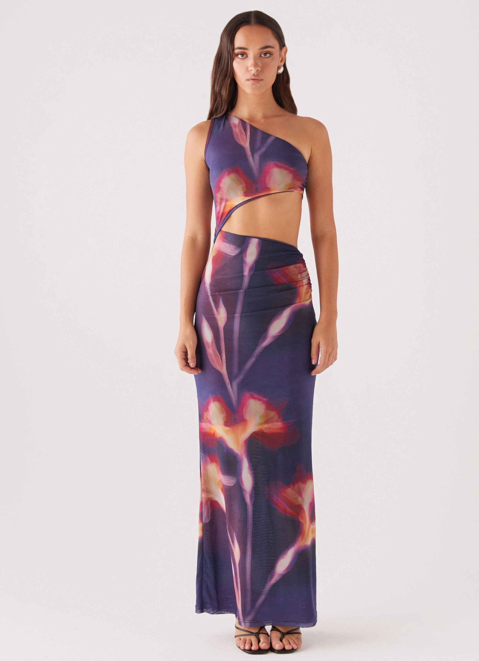 Movement Friendly All-Day Fit Shadows In The Sun Mesh Maxi Dress - Ember Rose
