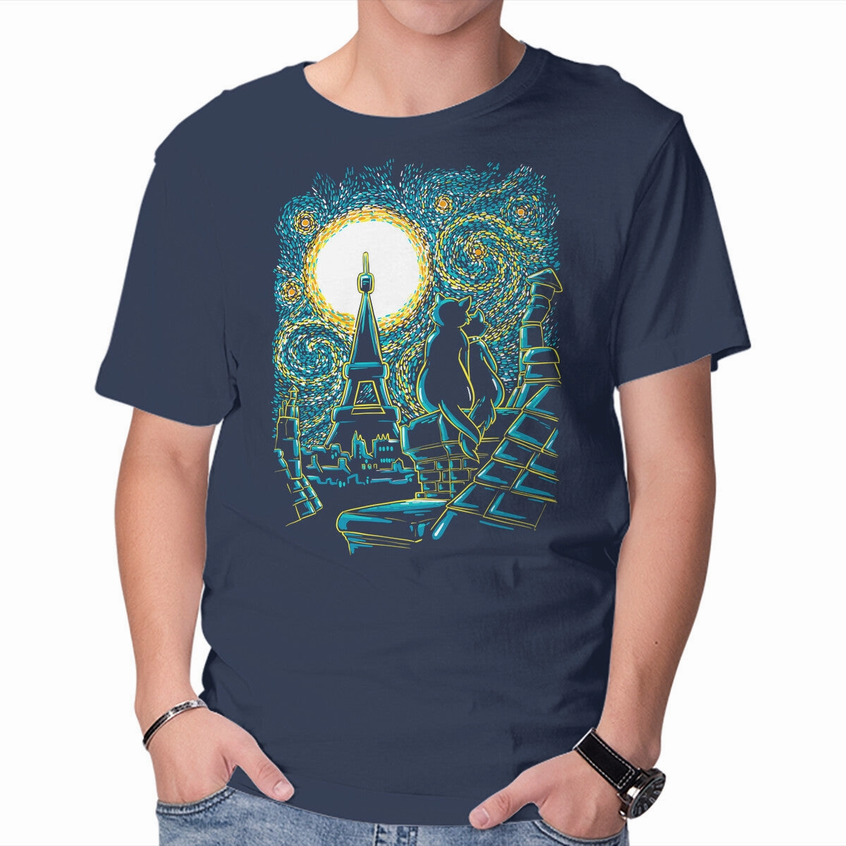 NonRestrictiveCut Starry Paris Cats