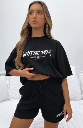 State Of Art Lounge Shorts Black snap closure adventure apparel