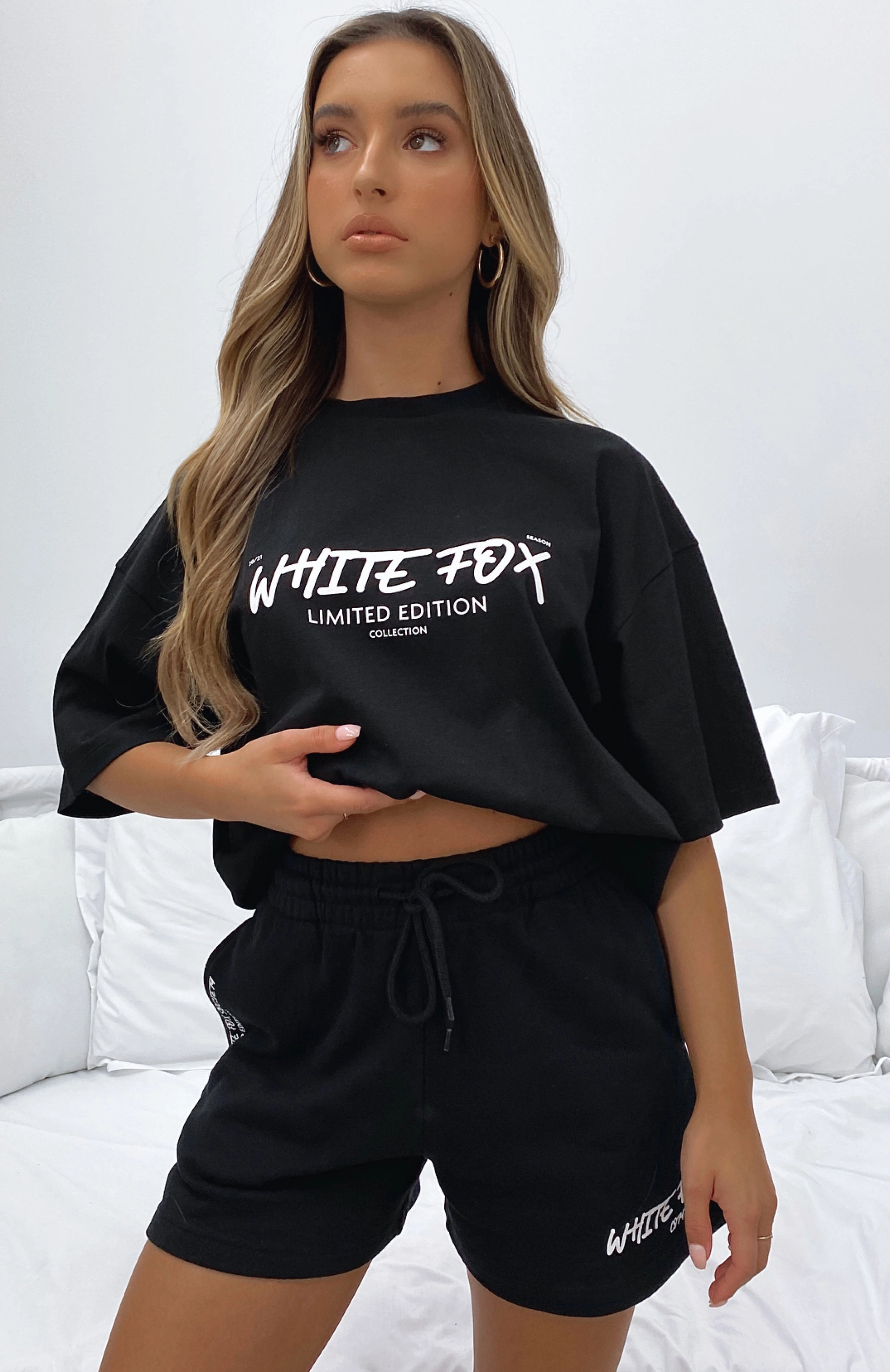 State Of Art Lounge Shorts Black snap closure adventure apparel