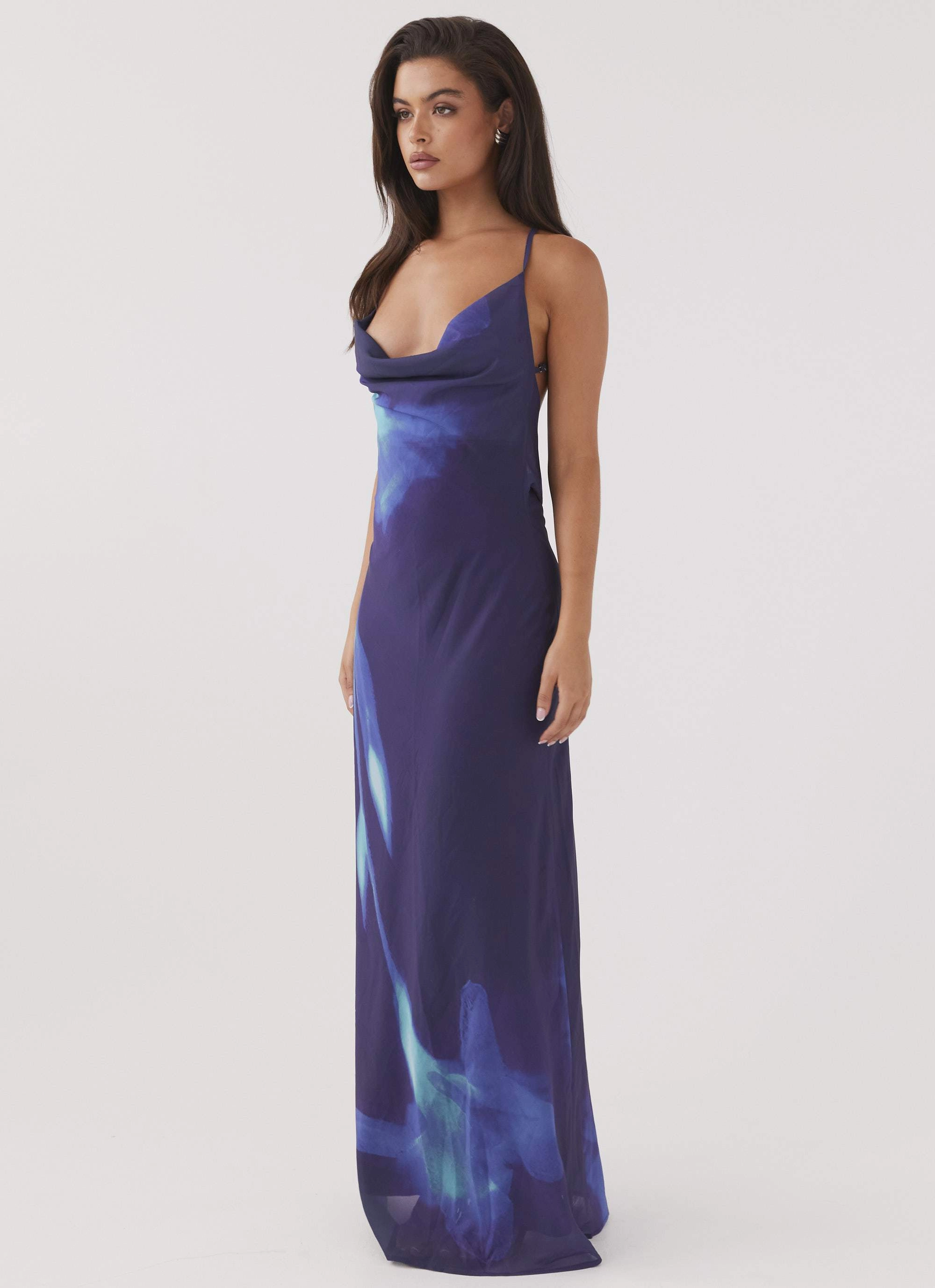 Astra Maxi Dress - Cyber Rose Relaxed Fit Design