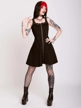 Studded Denim Dress Modern Twist