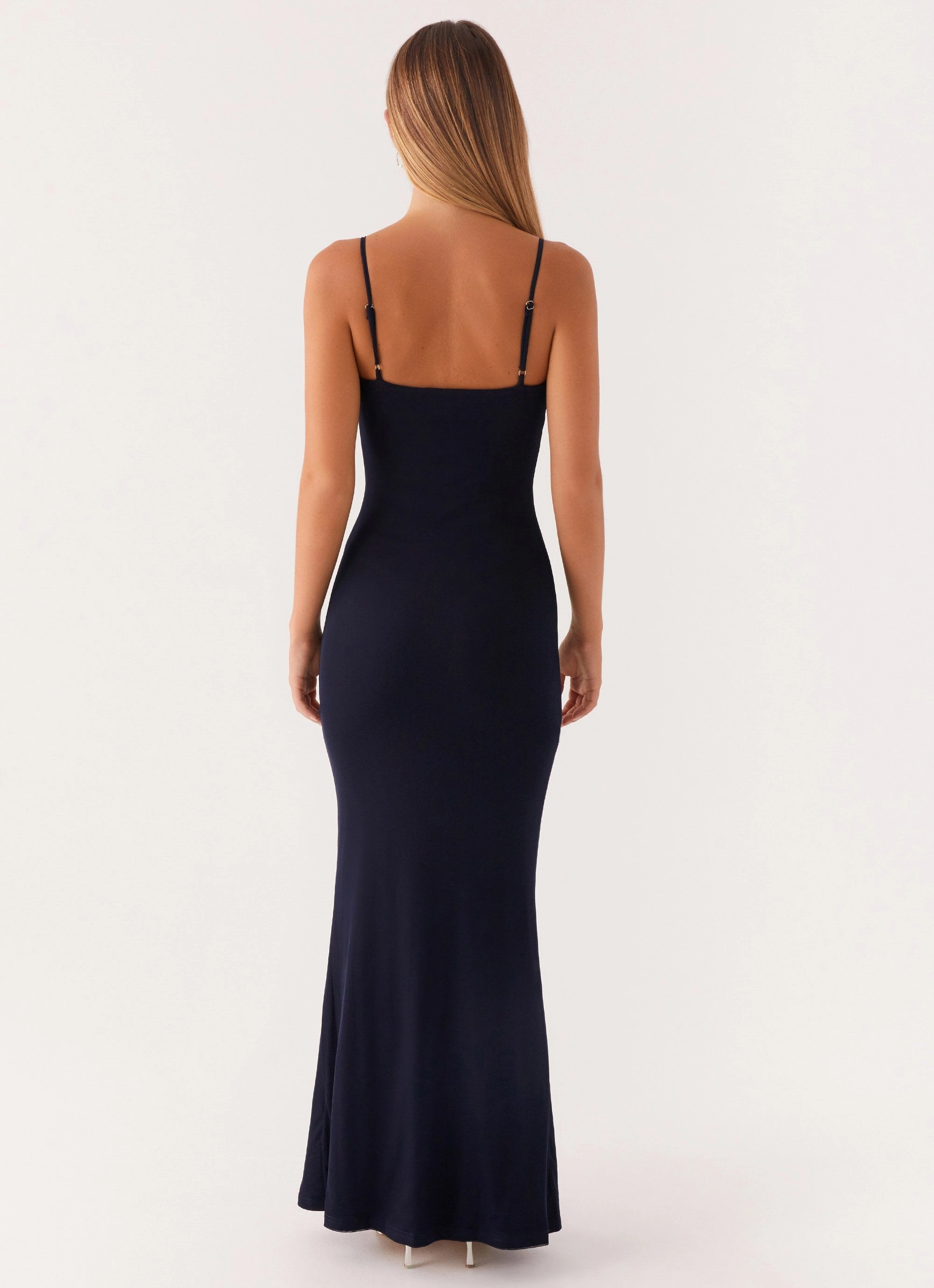 Part Of You Maxi Dress - Navy Cozy Base
