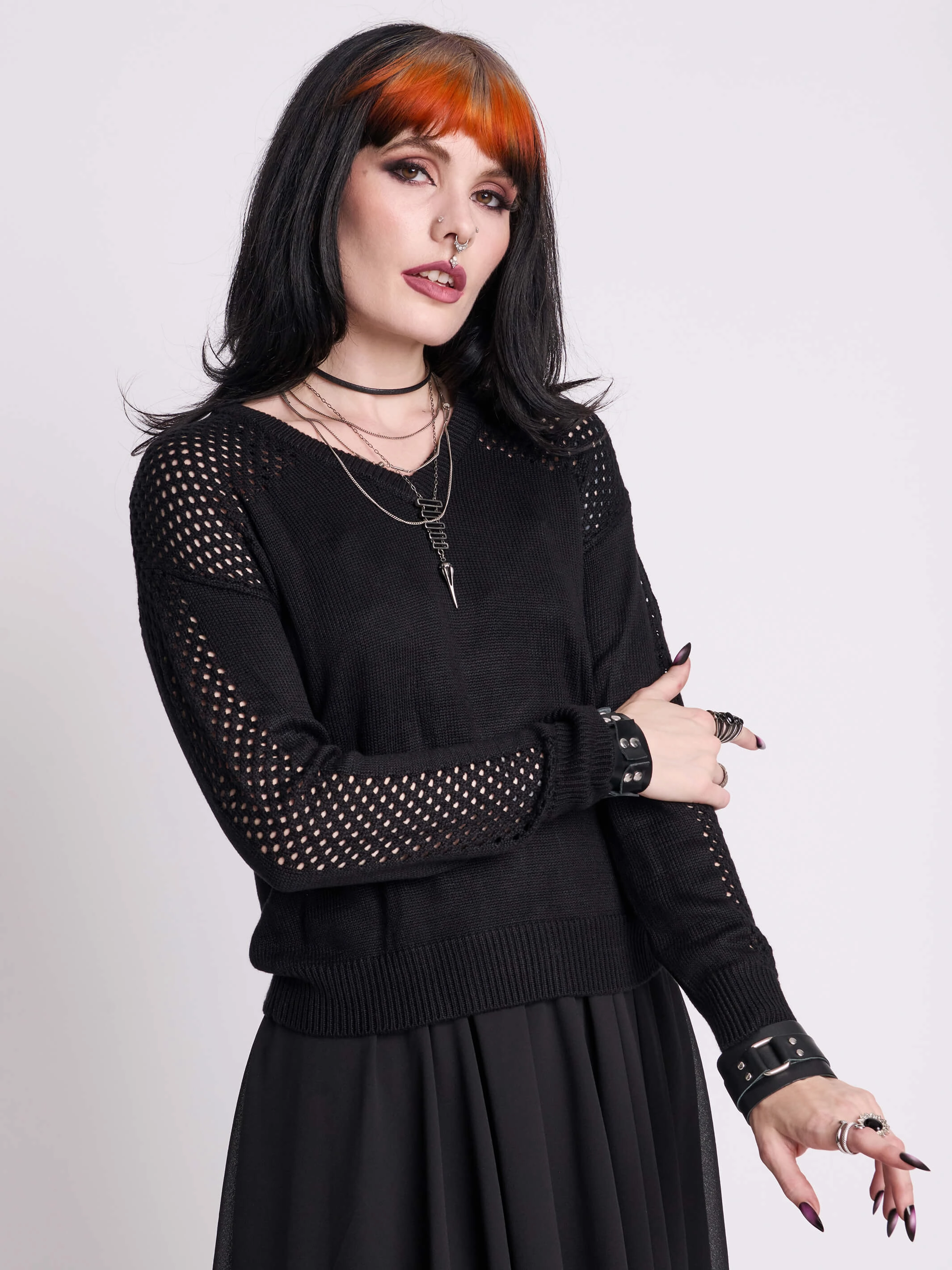 Fishnet Sweater Quilting