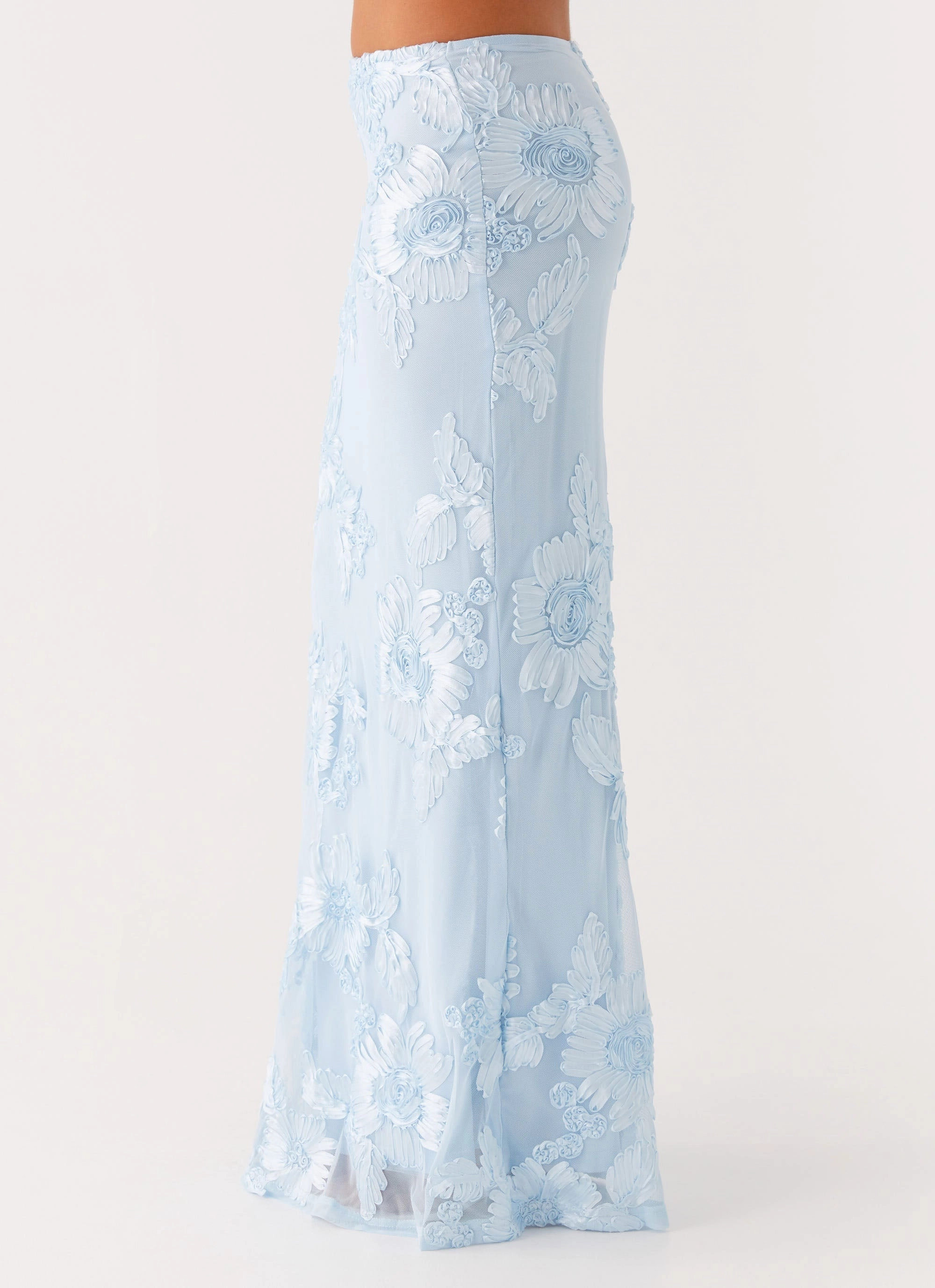 Radiate Maxi Skirt - Blue Couture Inspired Contemporary Brand