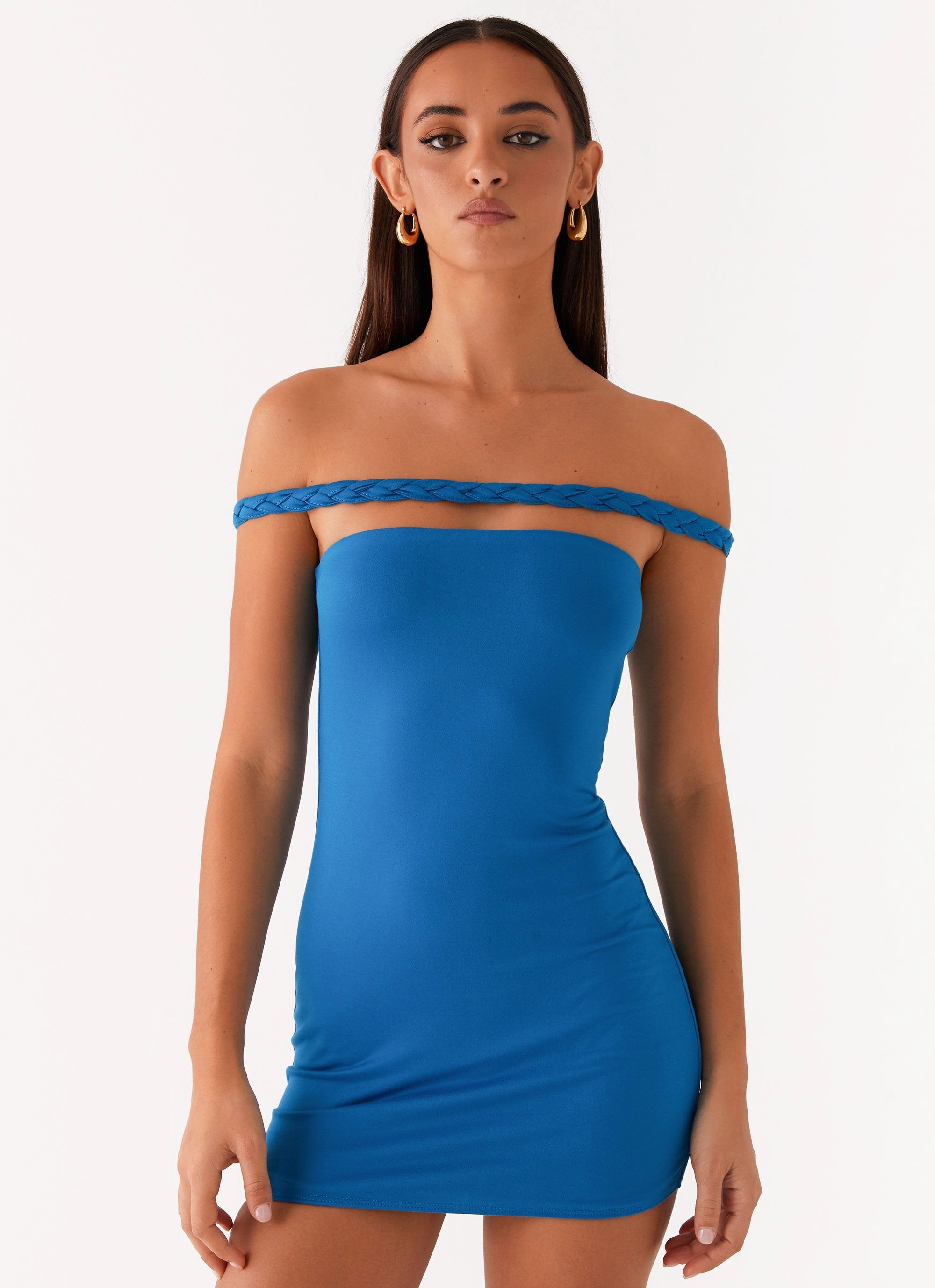 Sunday Sun Mini Dress - Royal Blue Simple Flow Euro Touch