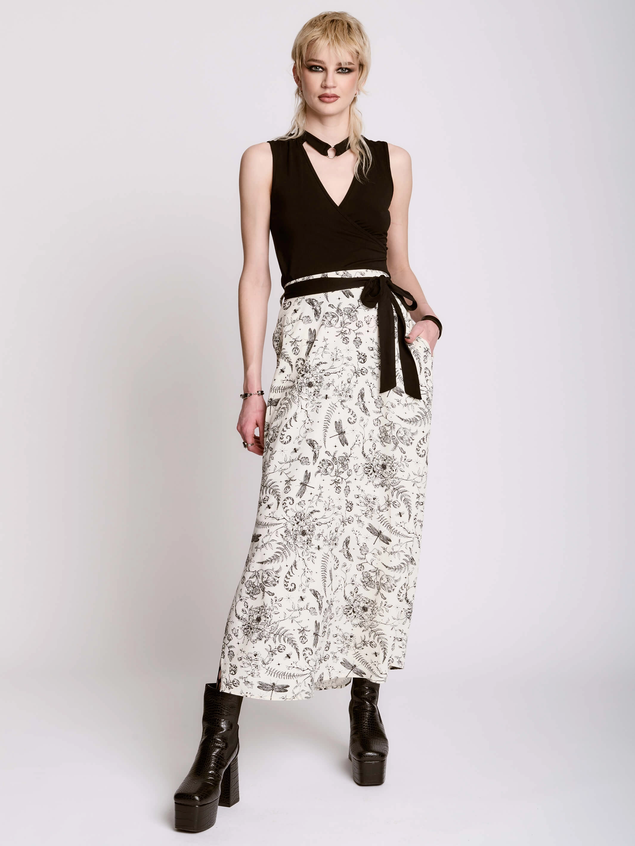 Surplice Choker Top Move Comfort Target - acquisition - capable