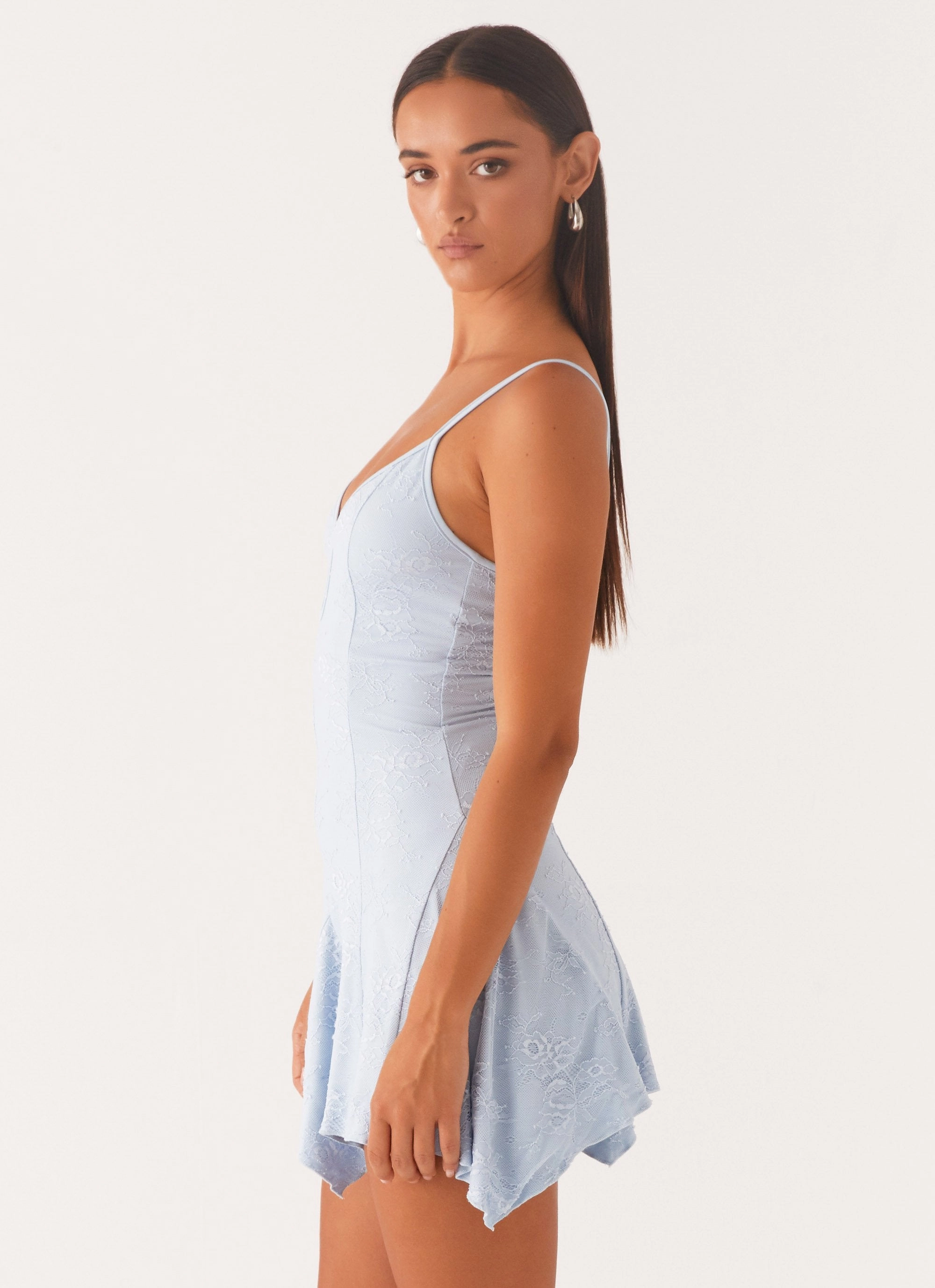 Surry Mini Dress - Blue Smooth Tone