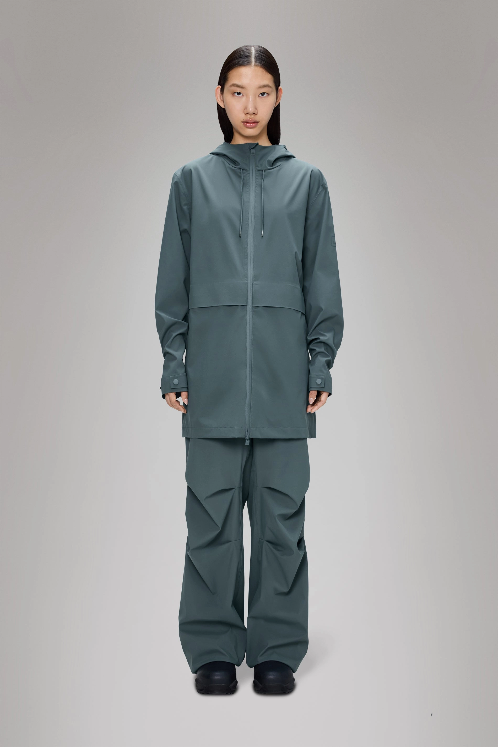 Suva Hardshell Long Jacket Compression Panels