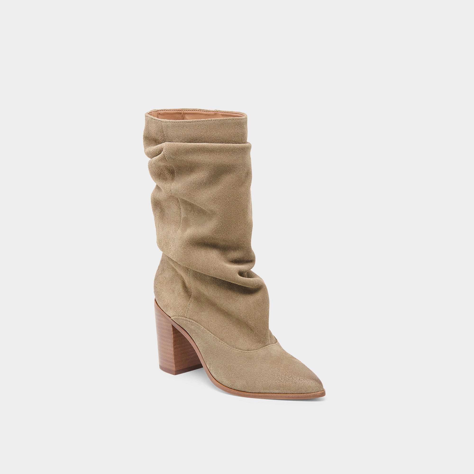Easy To Clean TALINA BOOTS OLIVE SUEDE