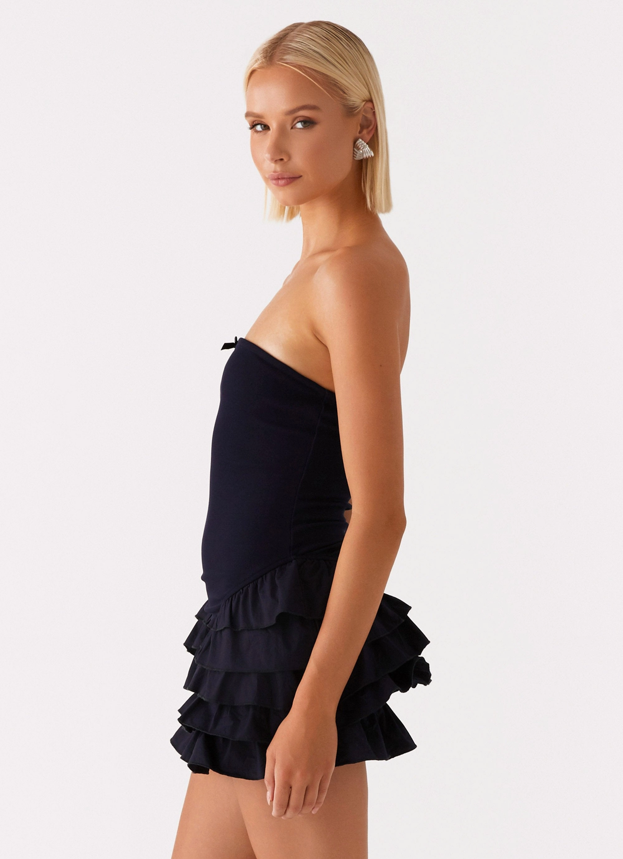 Tamay Mini Dress - Navy Semi Formal