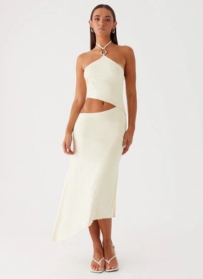 Abrasion-resistant Tasha Maxi Dress - Lemon