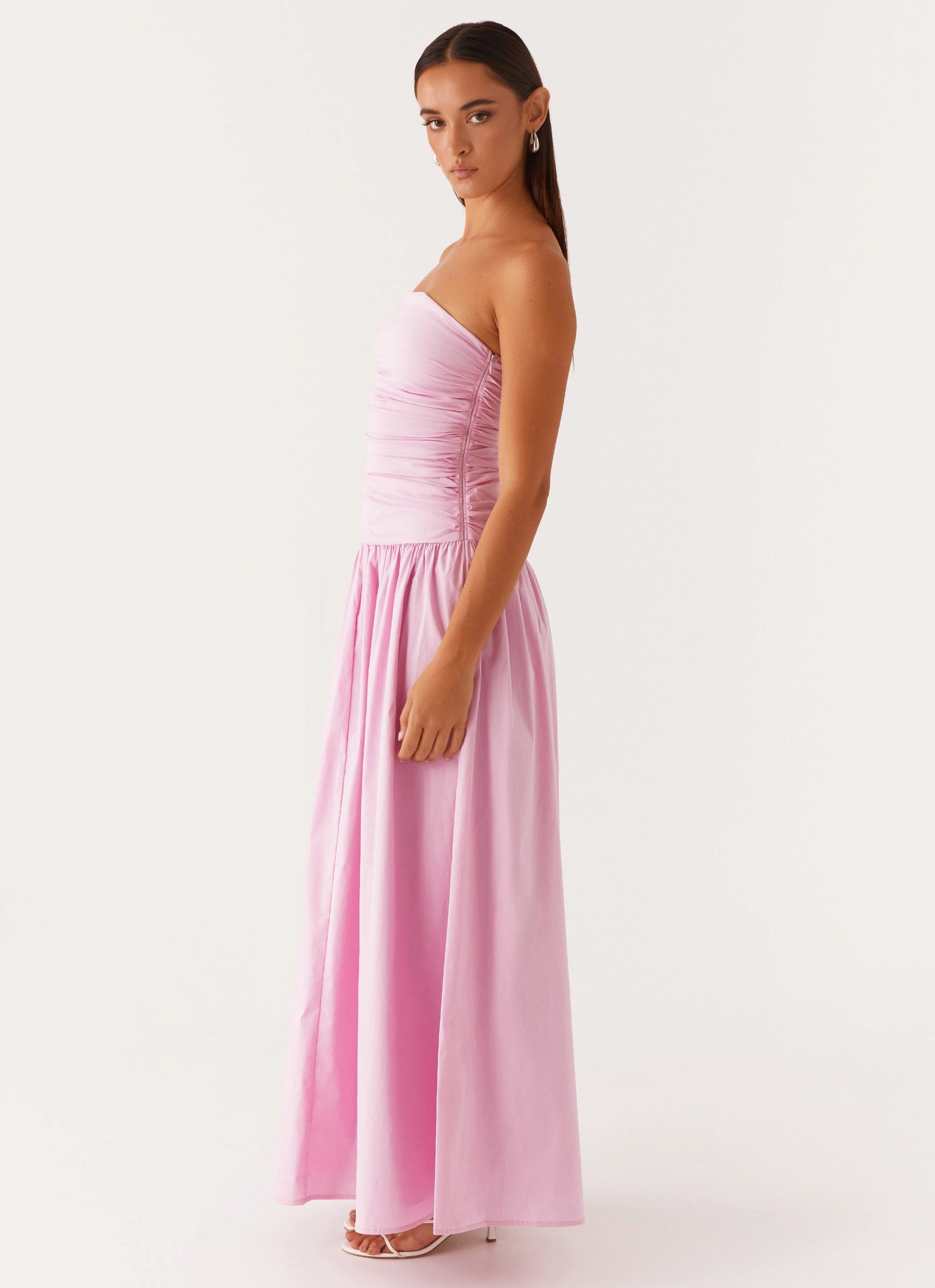 Carmel Maxi Dress - Pink effortless grace