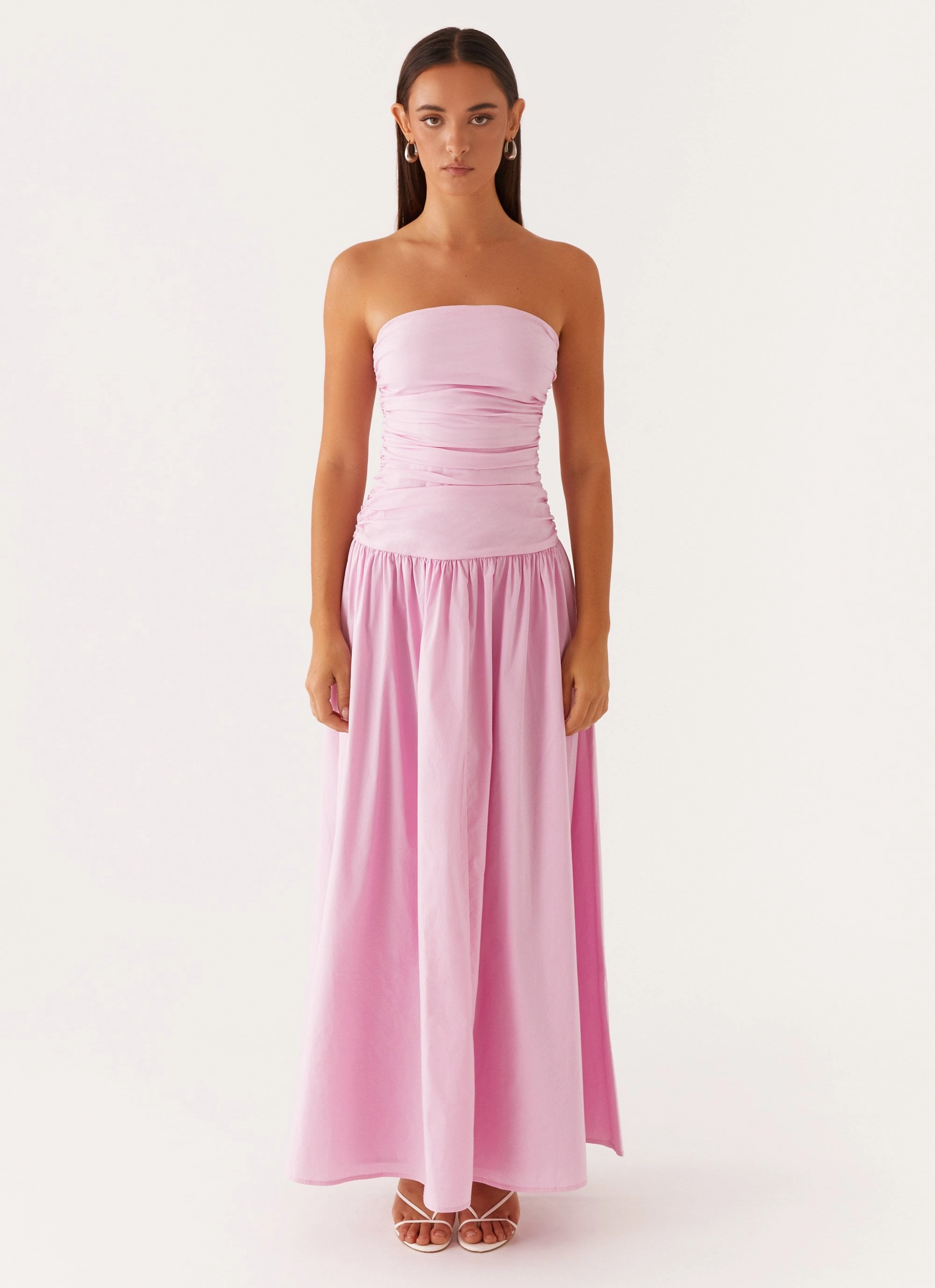 Carmel Maxi Dress - Pink Trendy Layer