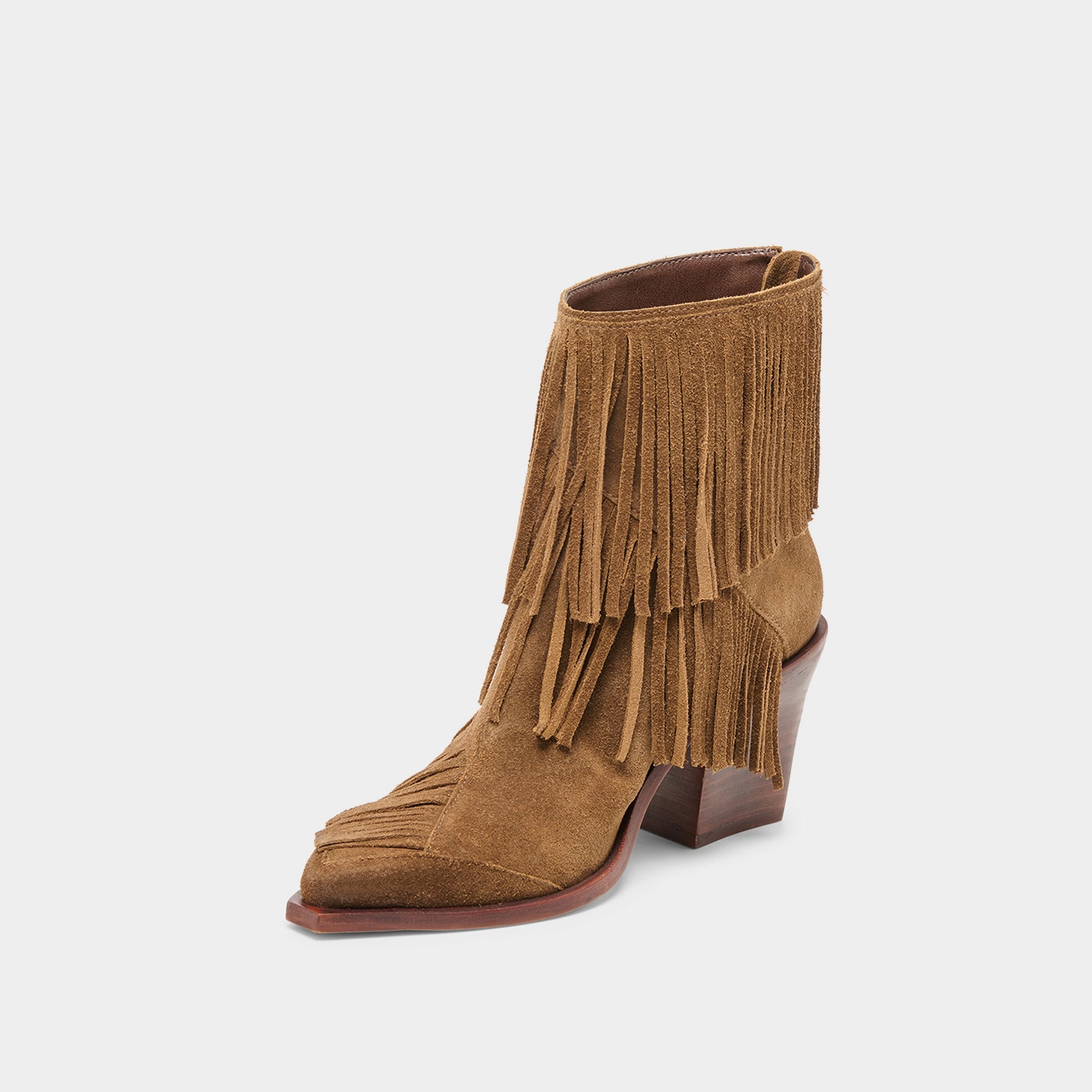 Durable Leather TOREY BOOTIES CHESTNUT SUEDE