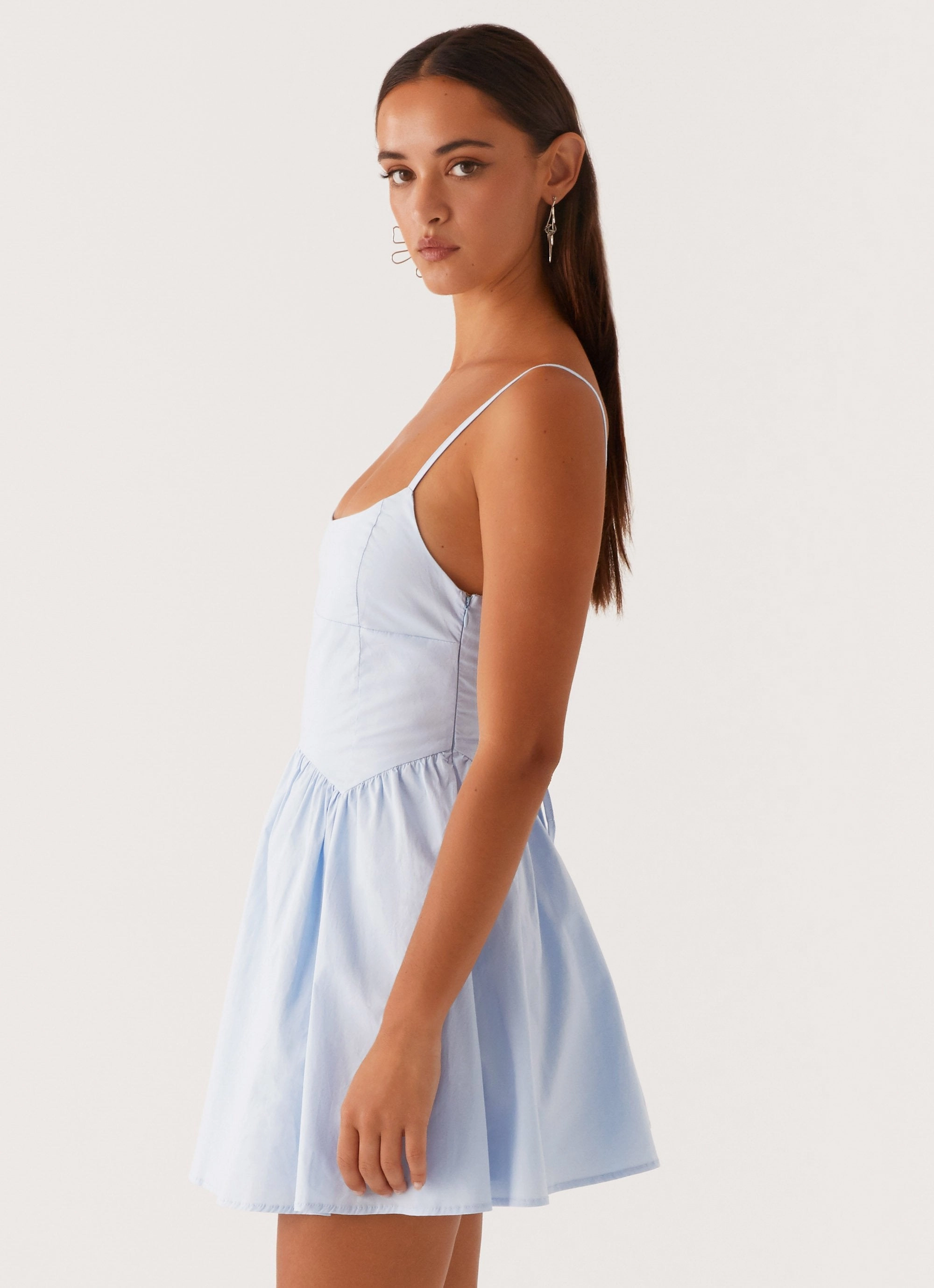 Inner Feel Smooth Shape Tesoro Mio Mini Dress - Baby Blue