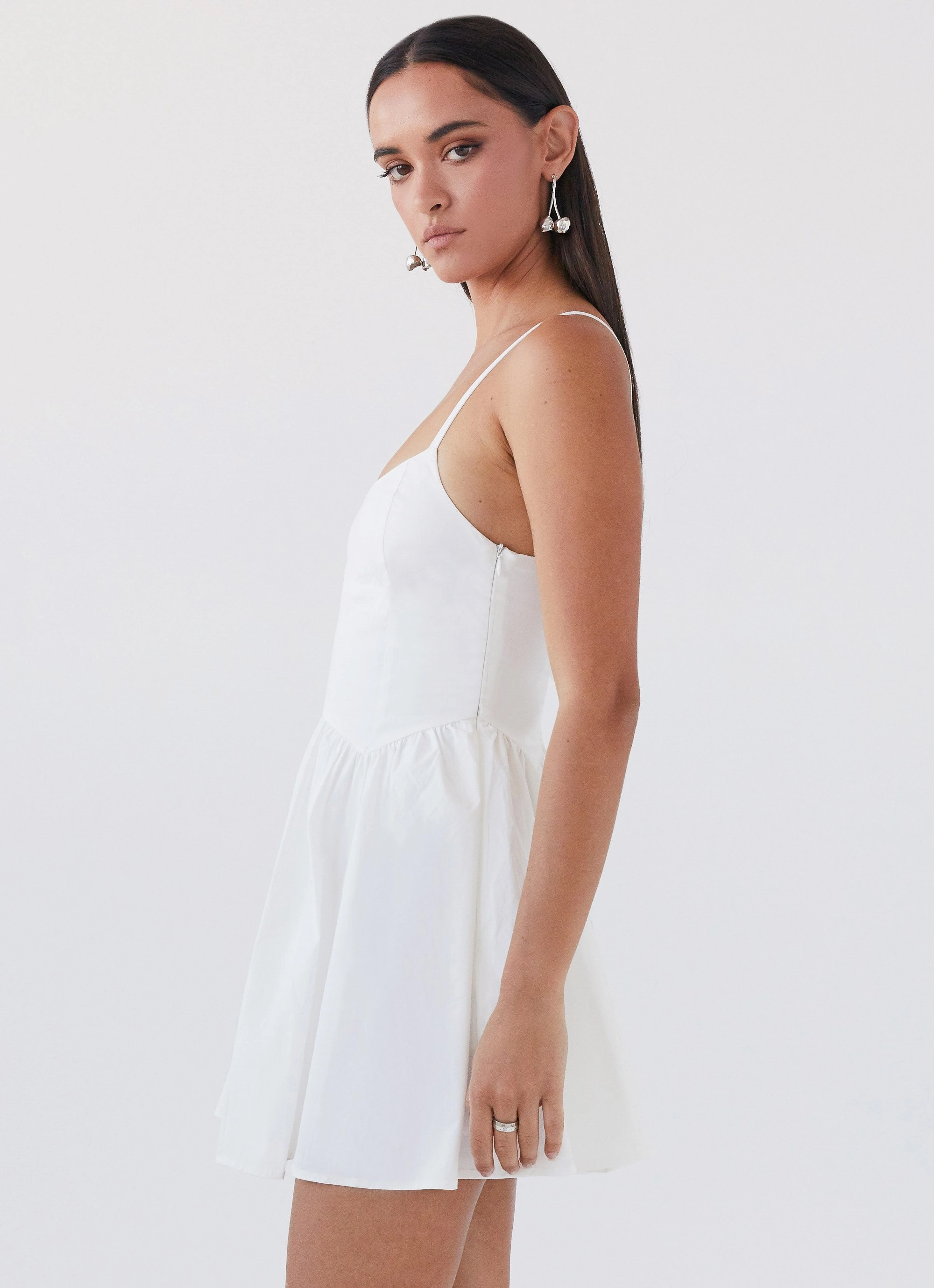 Simple Shape Tesoro Mio Mini Dress - White
