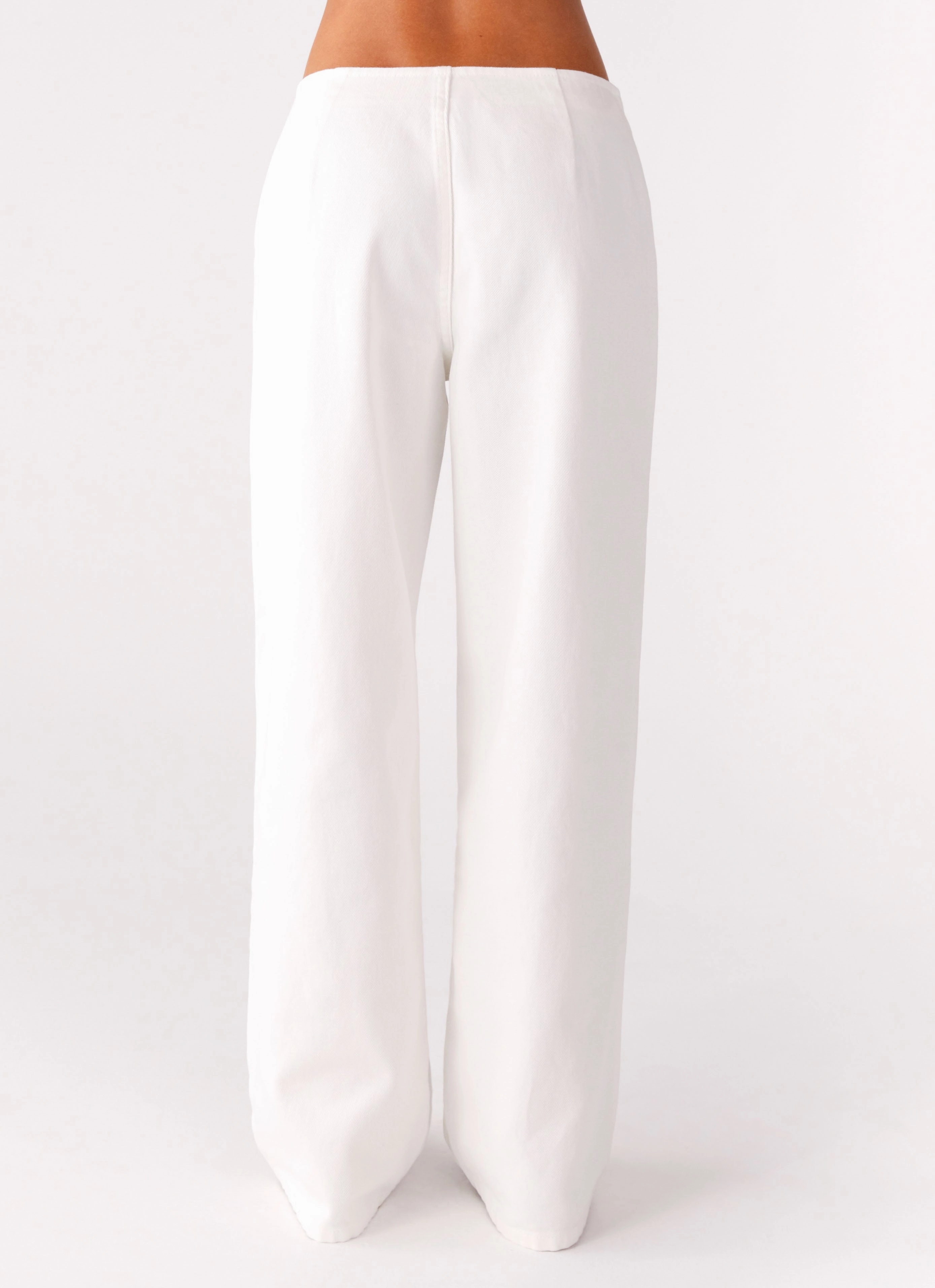 Texas Low Rise Jeans - White Universal Look Summer Vibes
