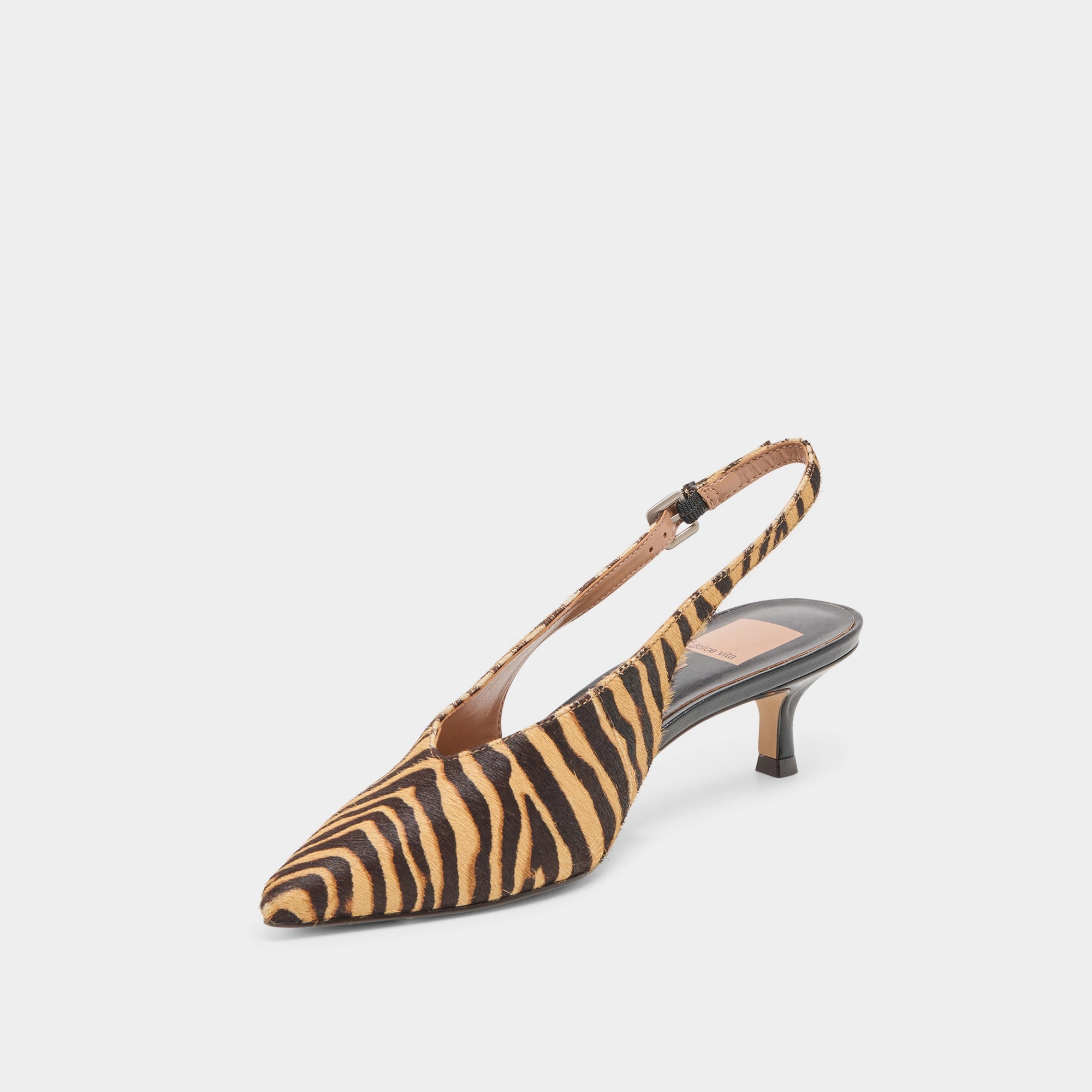 ALENNA HEELS TIGER CALF HAIR Winter Glam