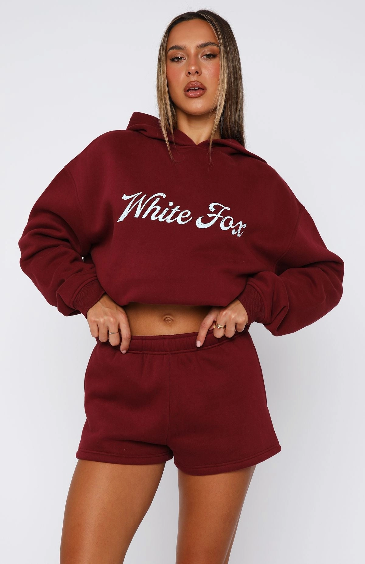 Travel Essential The Good Life Lounge Shorts Burgundy