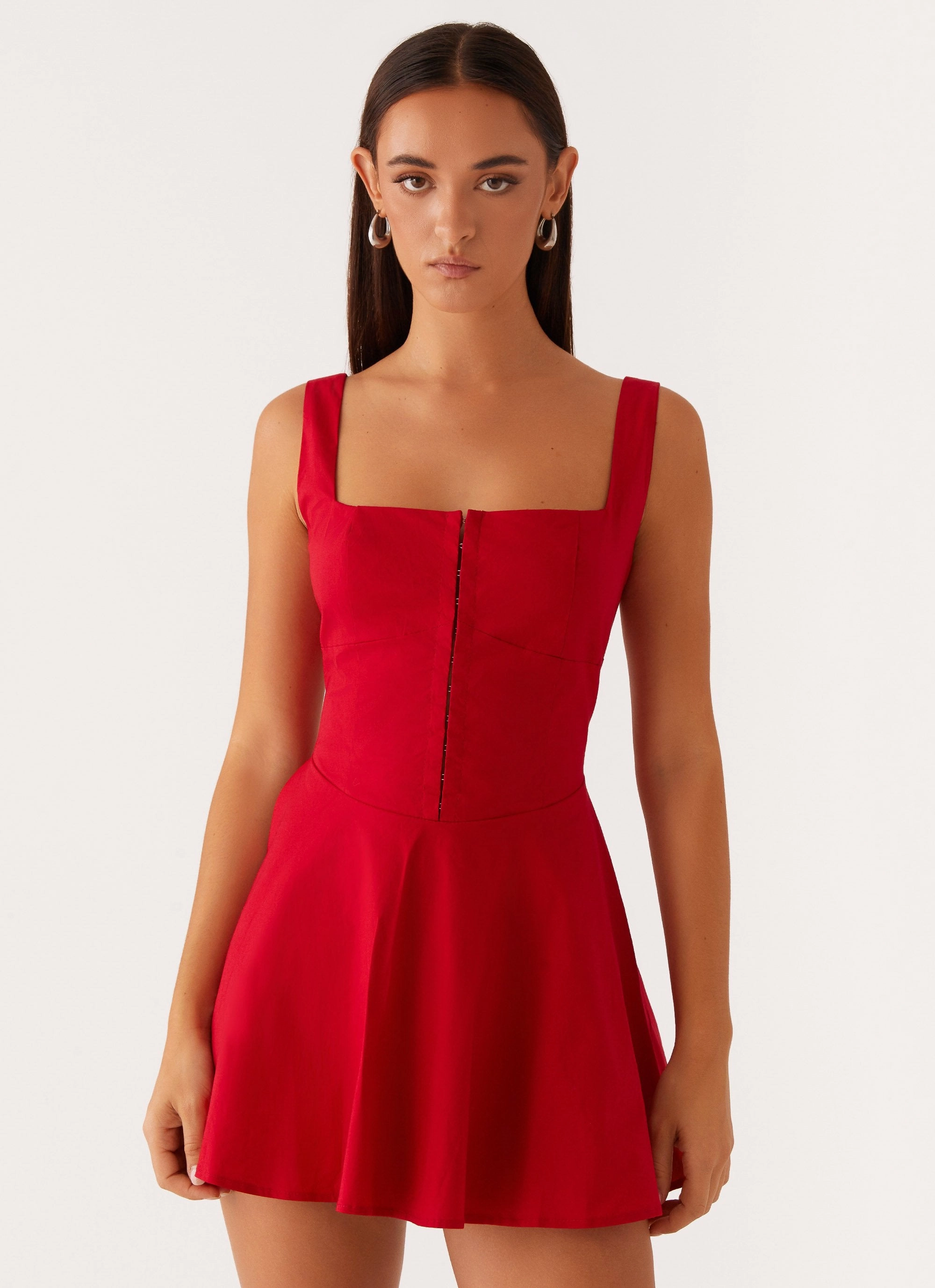 Villa Mood The Isle Mini Dress - Red