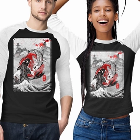 Sporty Chic The Koi Fish Yin Yang