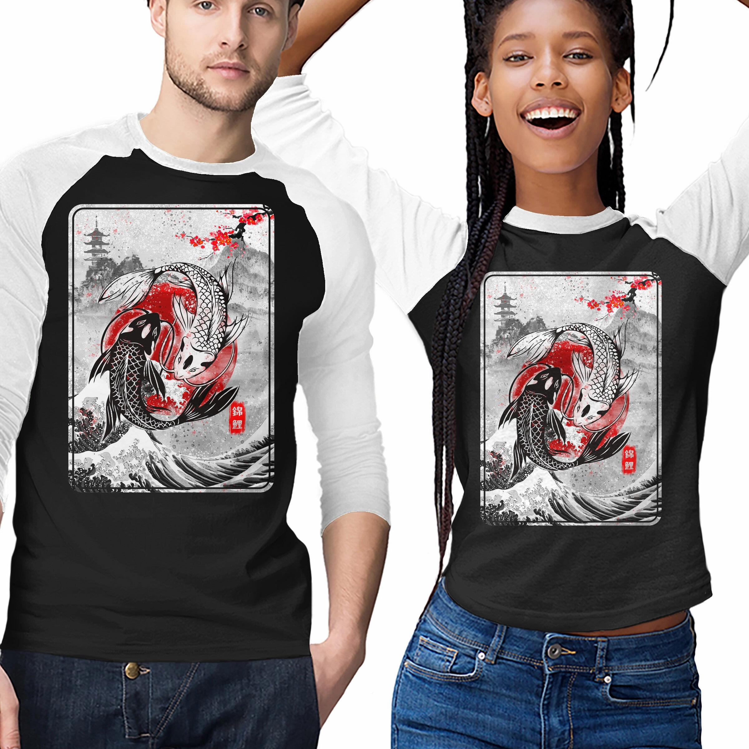 The Koi Fish Yin Yang Chill Vibes Light and Breathable