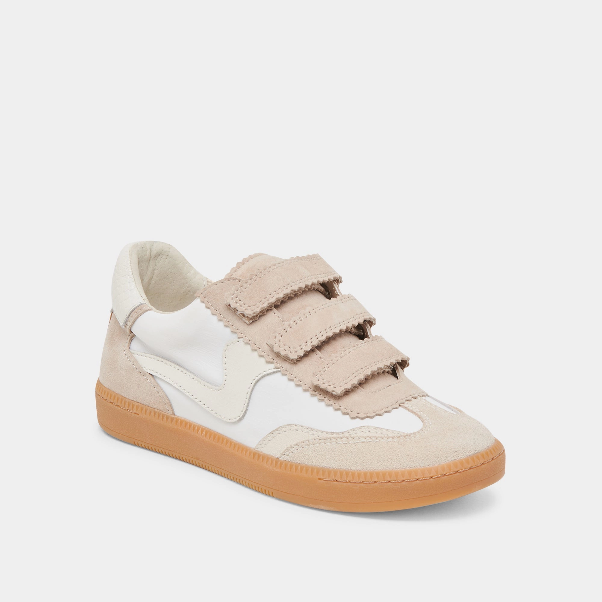 NOTICE VELCRO SNEAKERS IVORY MULTI NYLON Comfort-Oriented Sleek Build