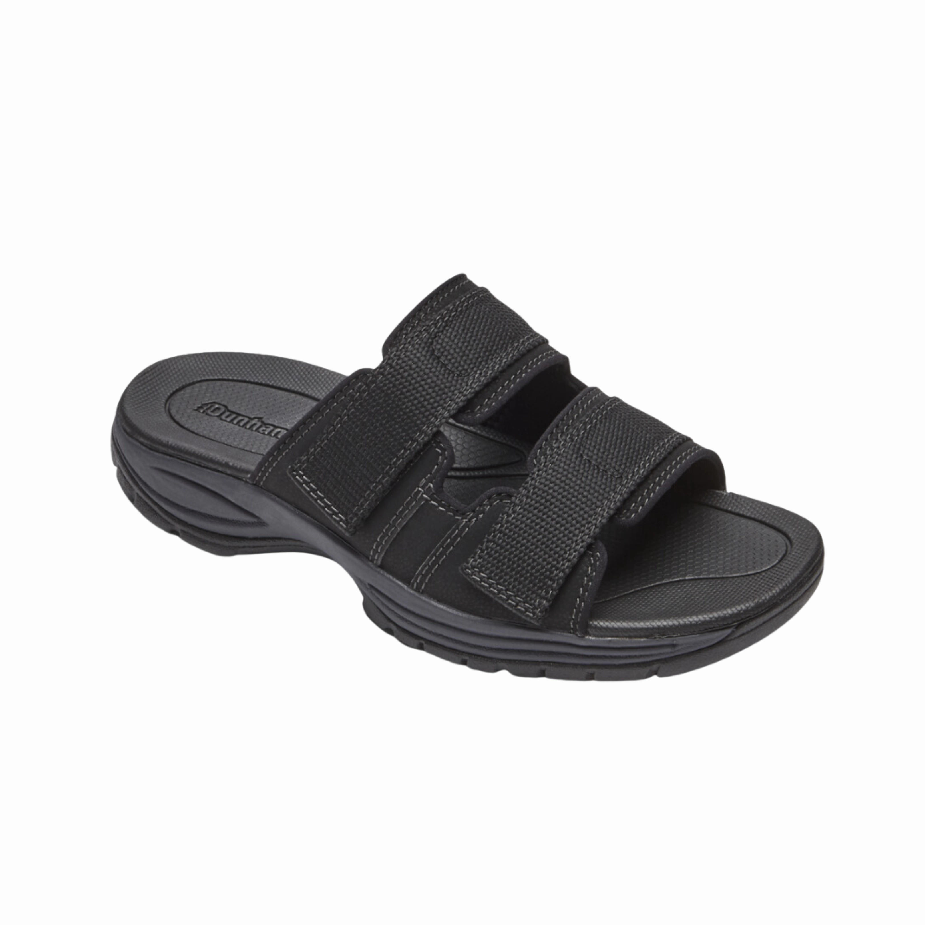 Beach Ready Beach Chic Men's Newport Waterproof Slide - Black (4E Width)