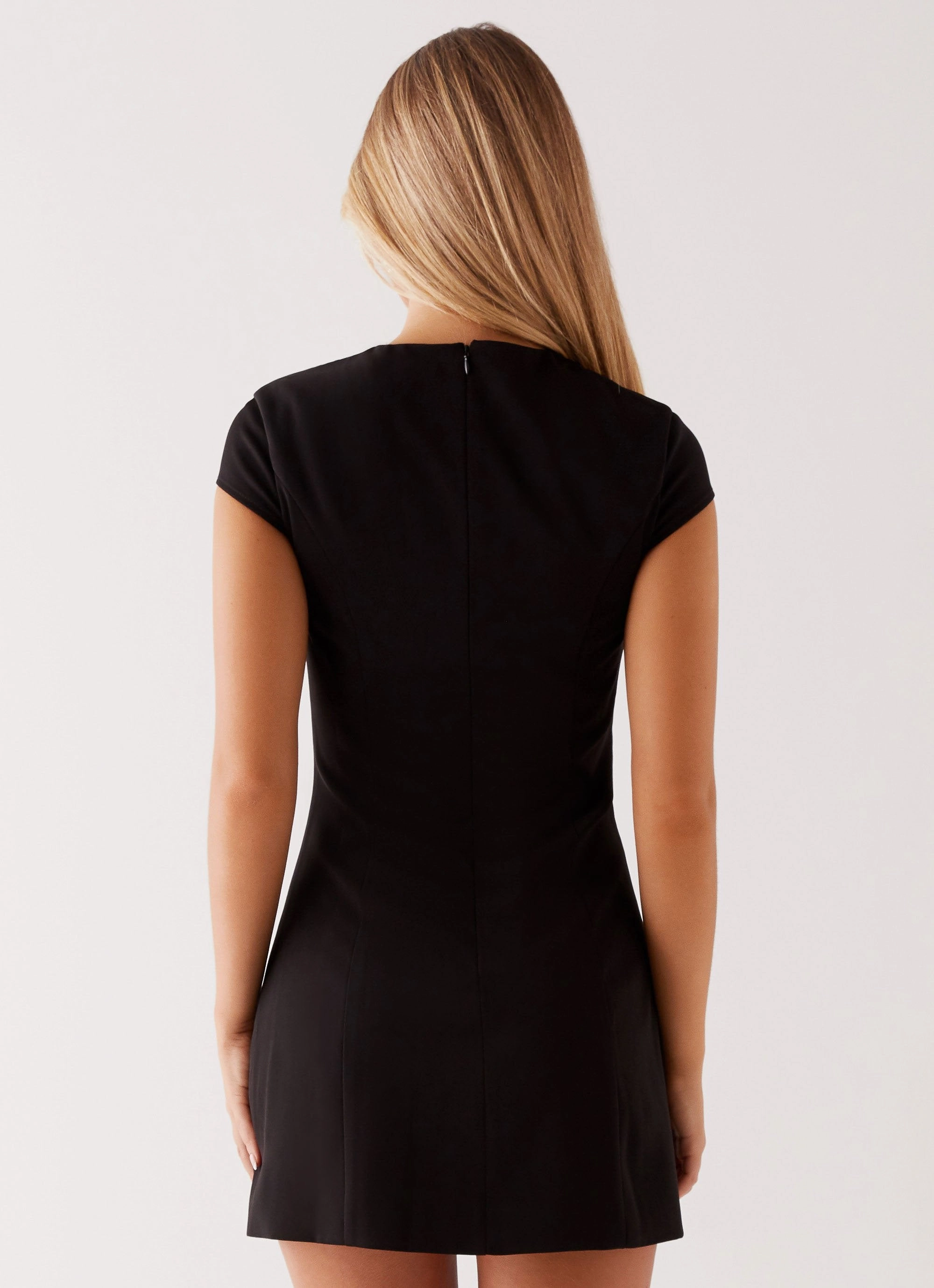 Tia Mini Dress - Black NonIrritatingLining Day-To-Night Wear