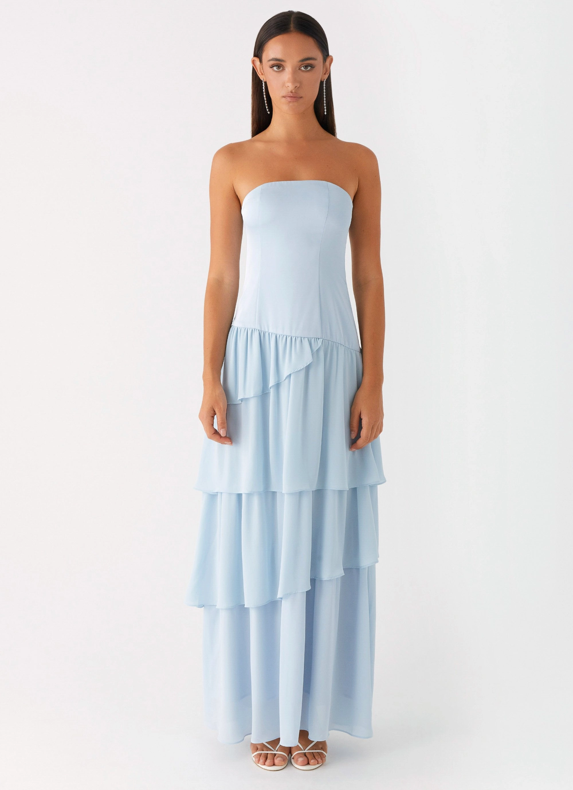 Our Story Maxi Dress - Pastel Blue Family Vibe
