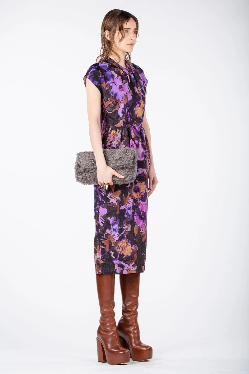 Dormos Ink Flower Dress Work or Casual