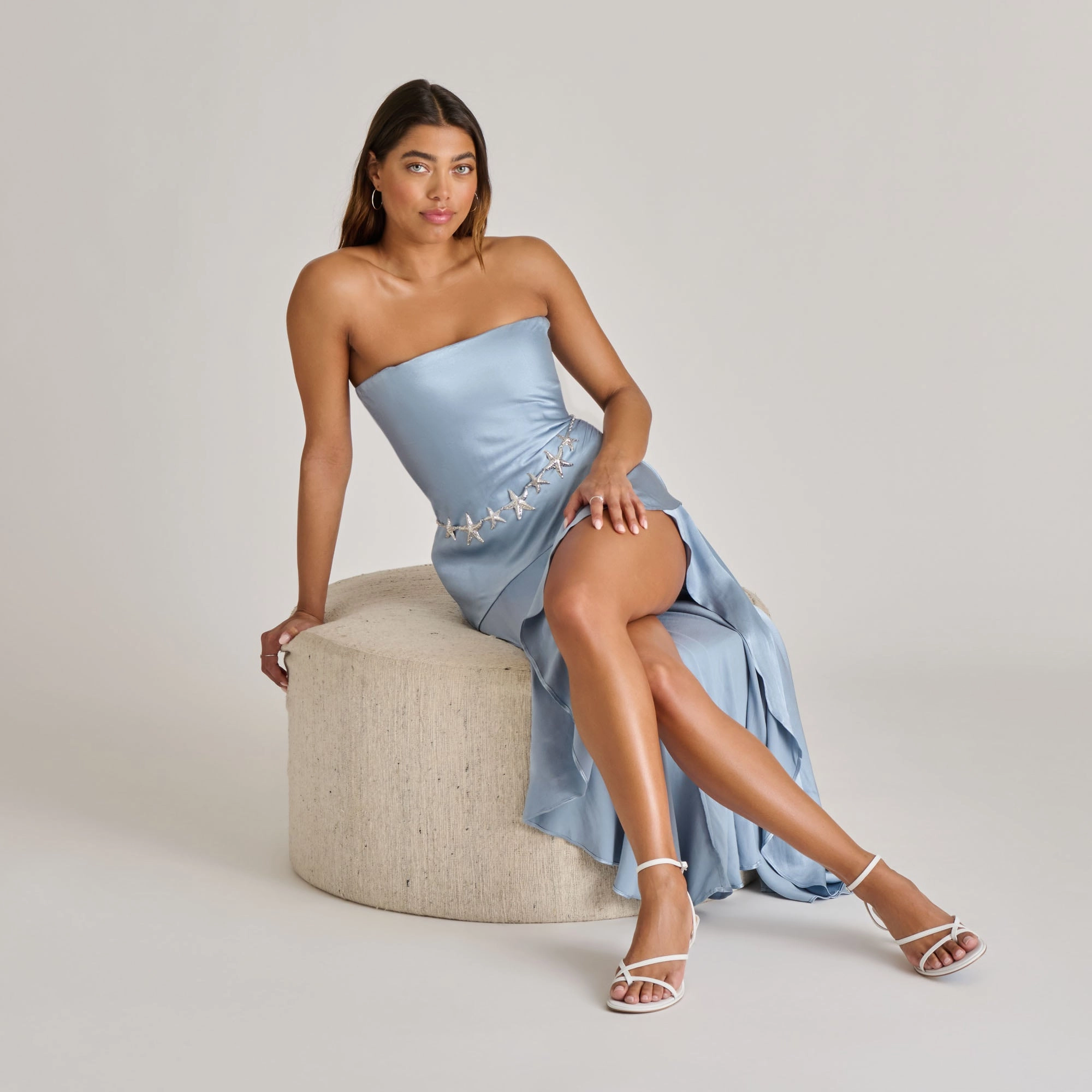 Heat Guard Party Proof MORAH HEELS TRUE WHITE LEATHER