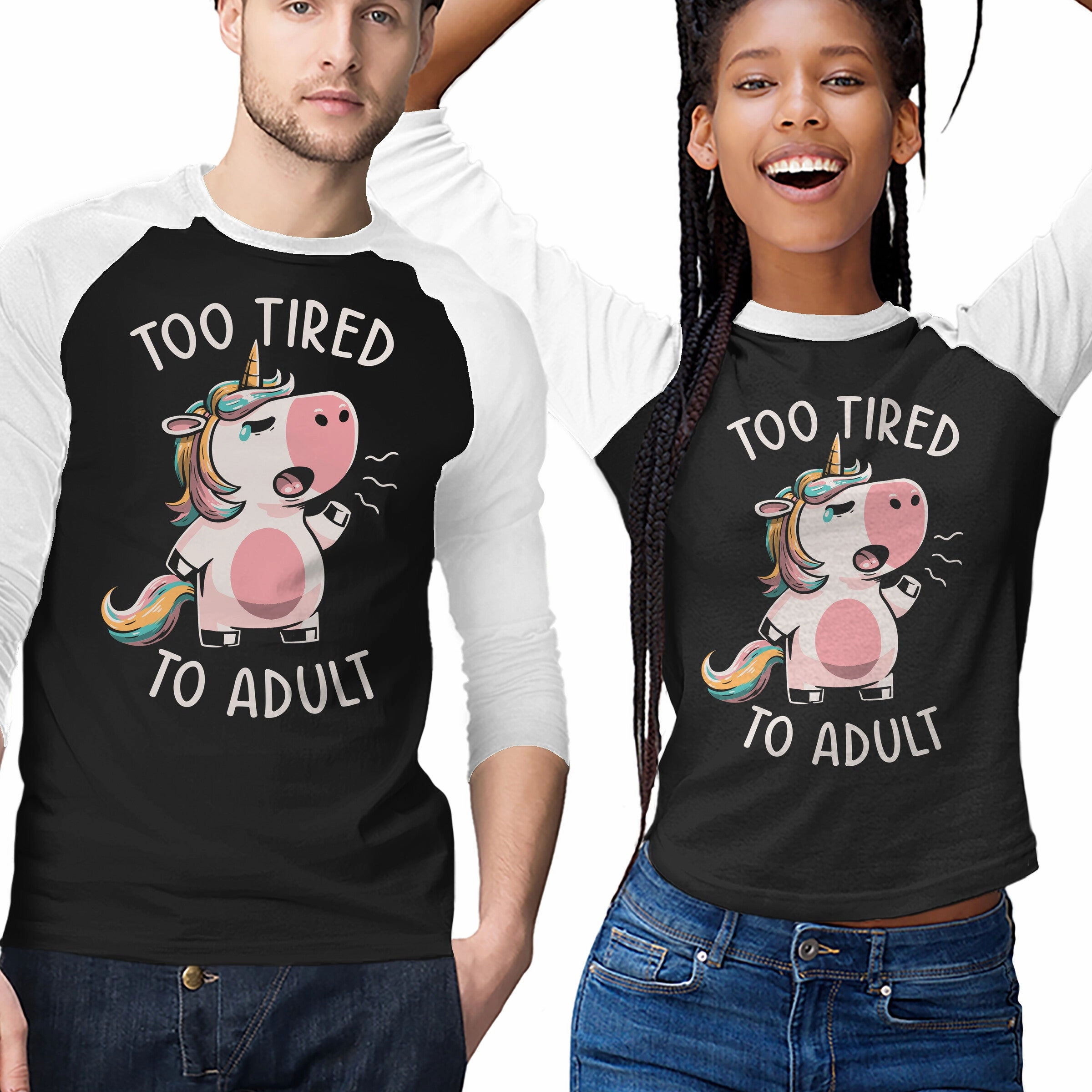 Trendy Fabric Cozy Fit Wear Too Tired To Adult