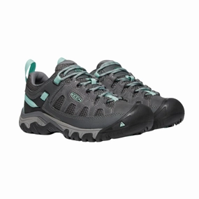 Daily Hike Cushioned Women's Targhee Vent - Steel Grey/Ocean Wave (Regular Width)