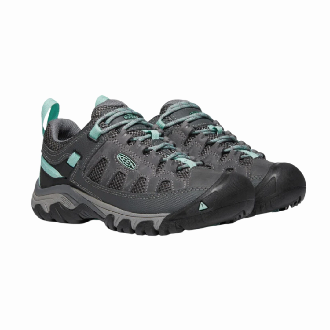 Daily Hike Cushioned Women's Targhee Vent - Steel Grey/Ocean Wave (Regular Width)