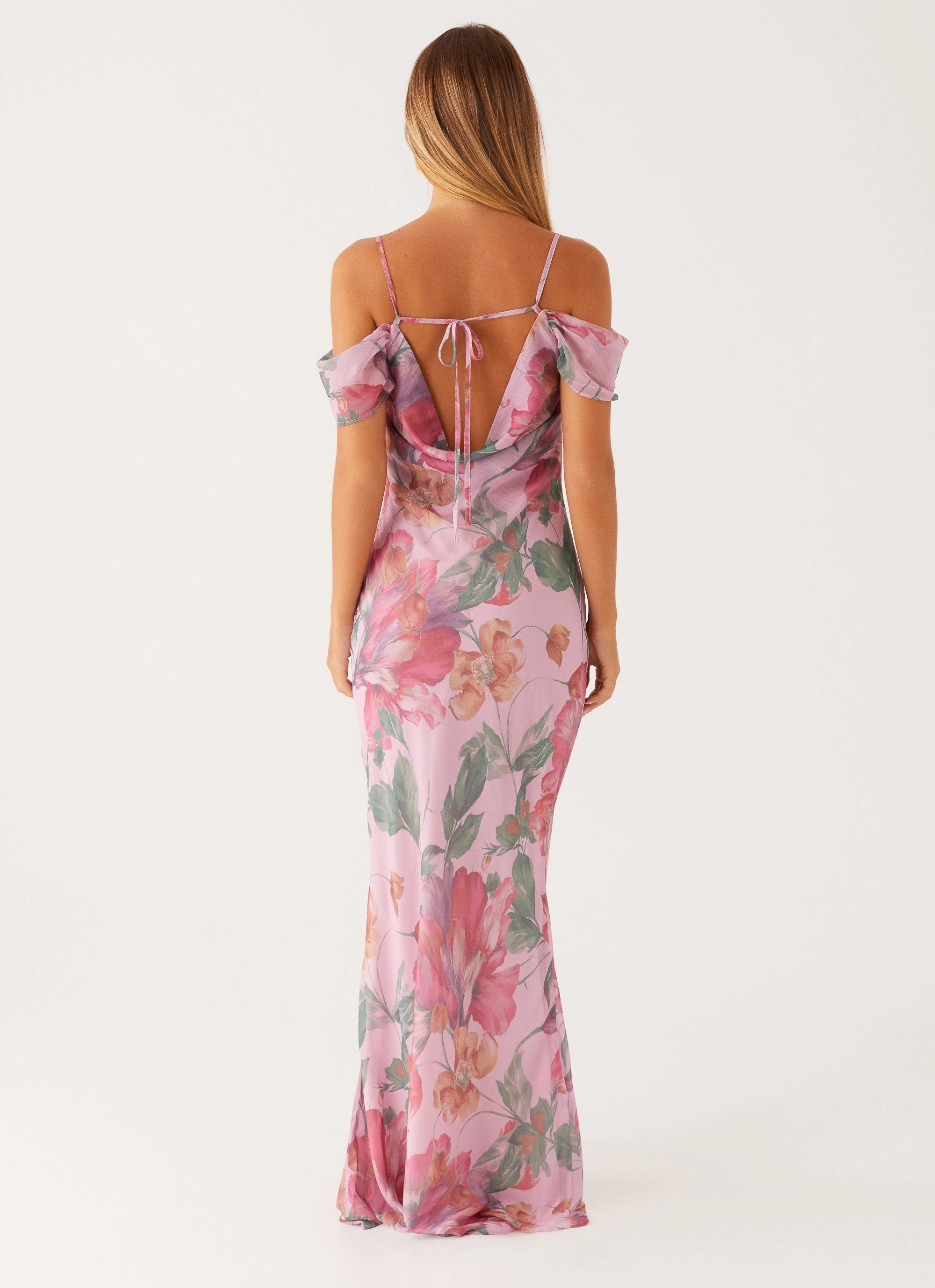 Family Glow Seline Maxi Dress - Pink Floral