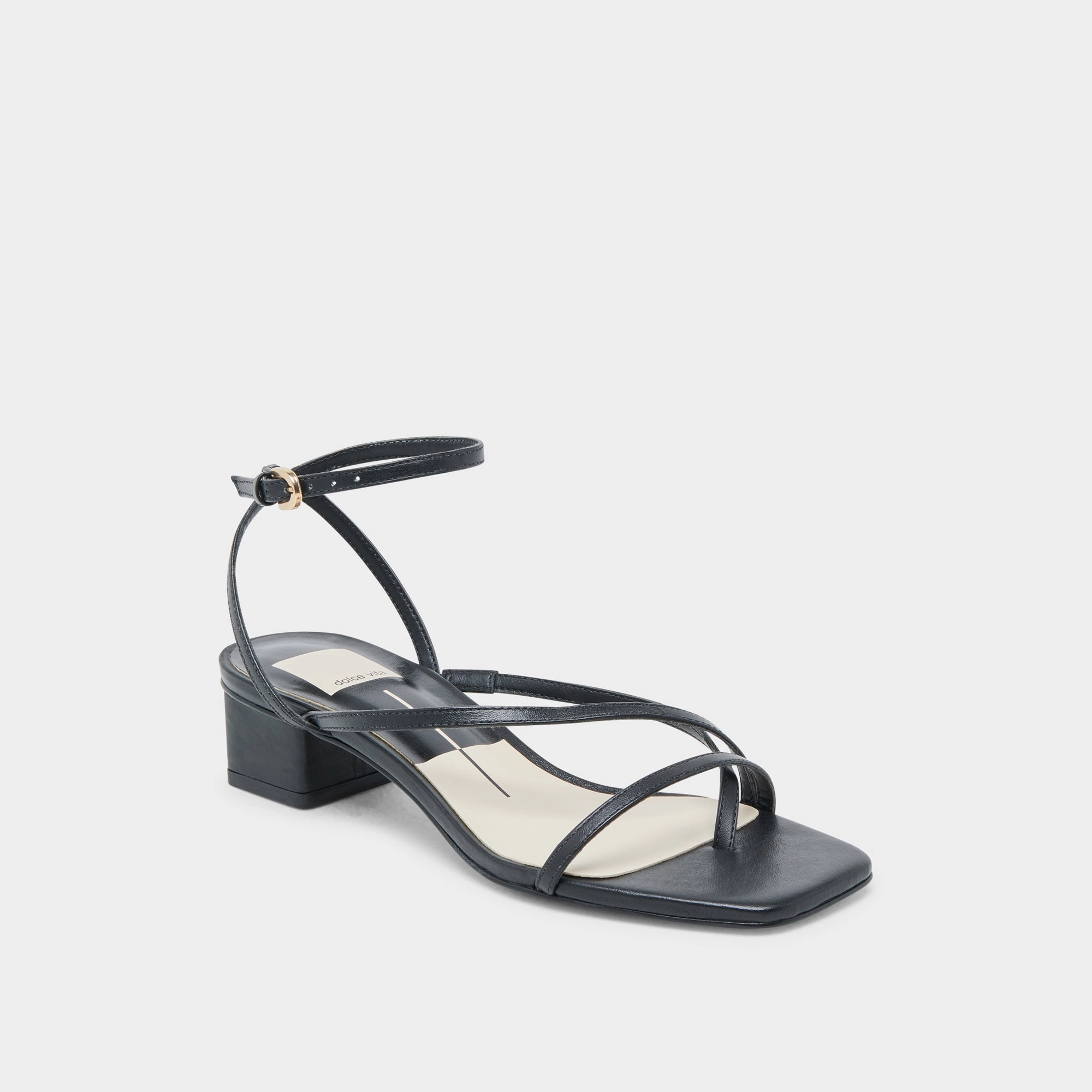 Party Ready Cold Guard KARLOS SANDALS BLACK LEATHER