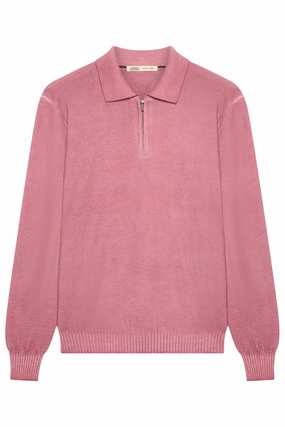 Premium Knitwear Zip Polo