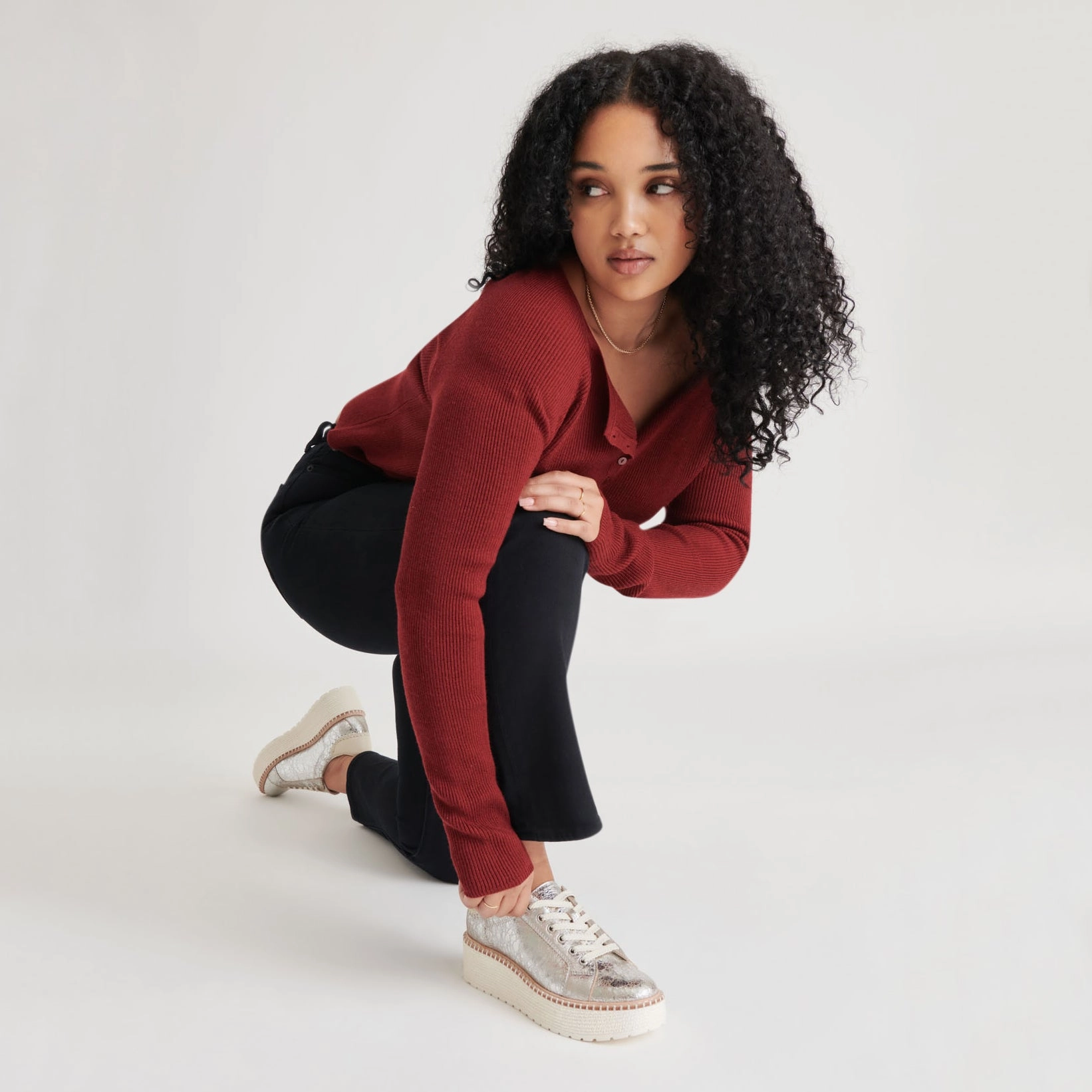 TWAIN SNEAKERS SILVER CRACKLED LEATHER Full Flexibility