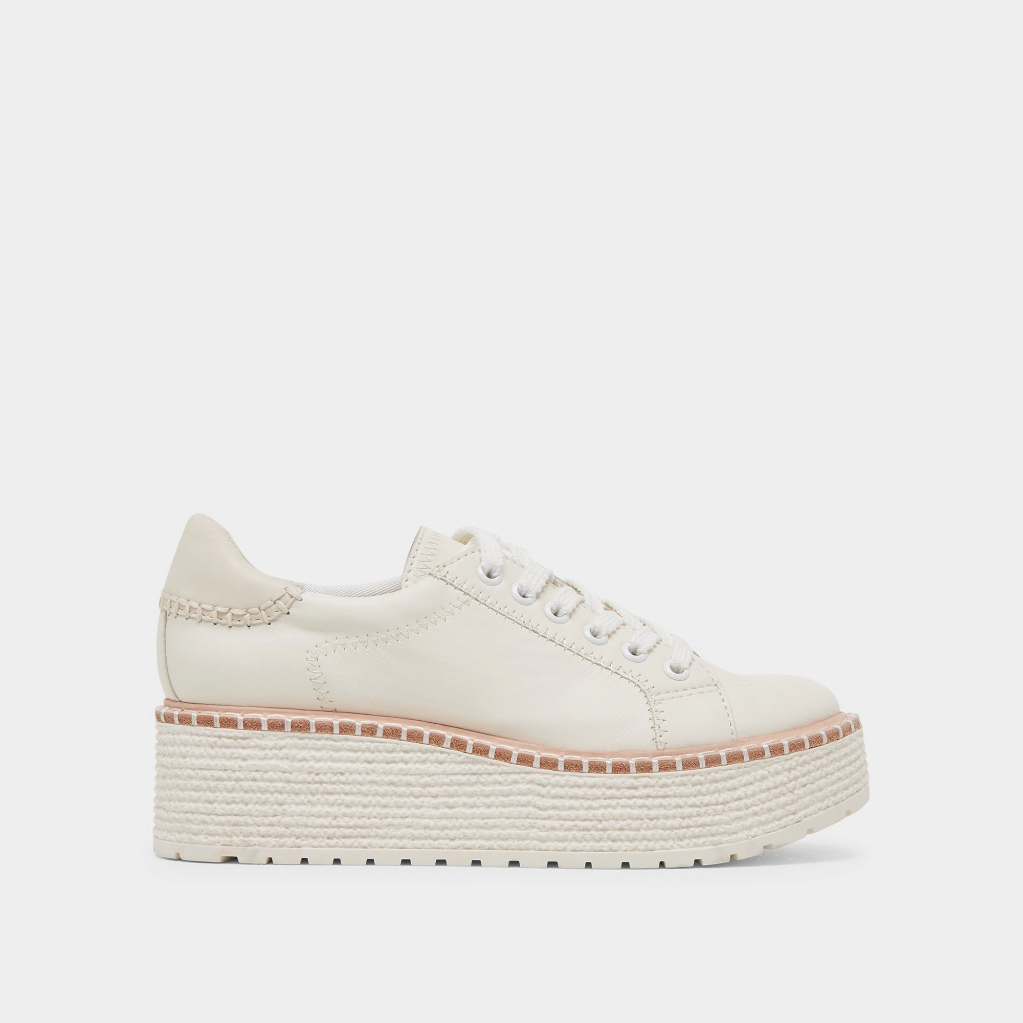 SlipResistantOutsole TWAIN SNEAKERS WHITE LEATHER