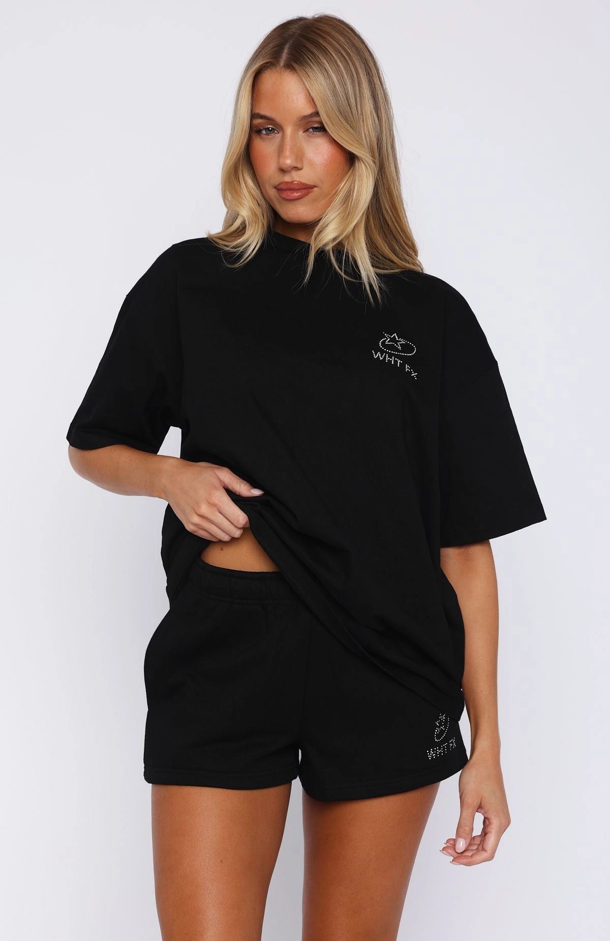 Always Shining Lounge Shorts Black Slim Fit Wear